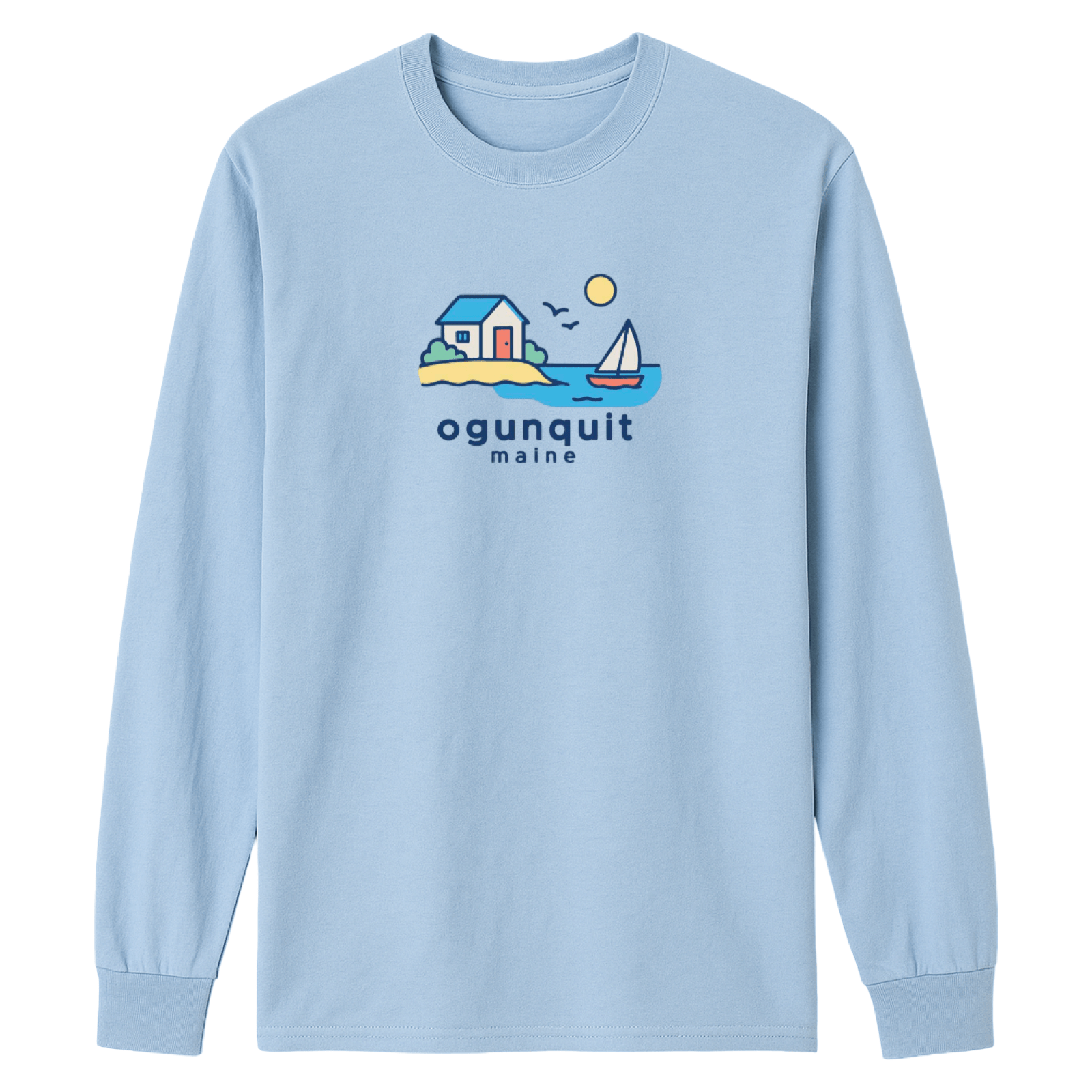 Cape Cod Clothing Company Ogunquit Beach House Essential Long Sleeve Tee