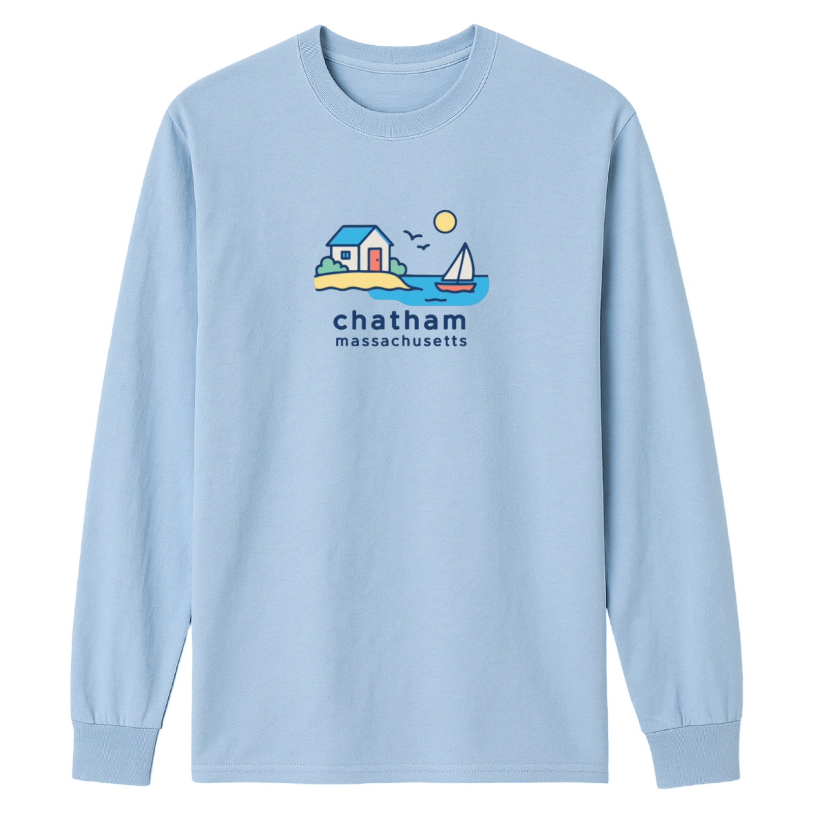 Cape Cod Clothing Company Chatham Beach House Essential Long Sleeve Tee