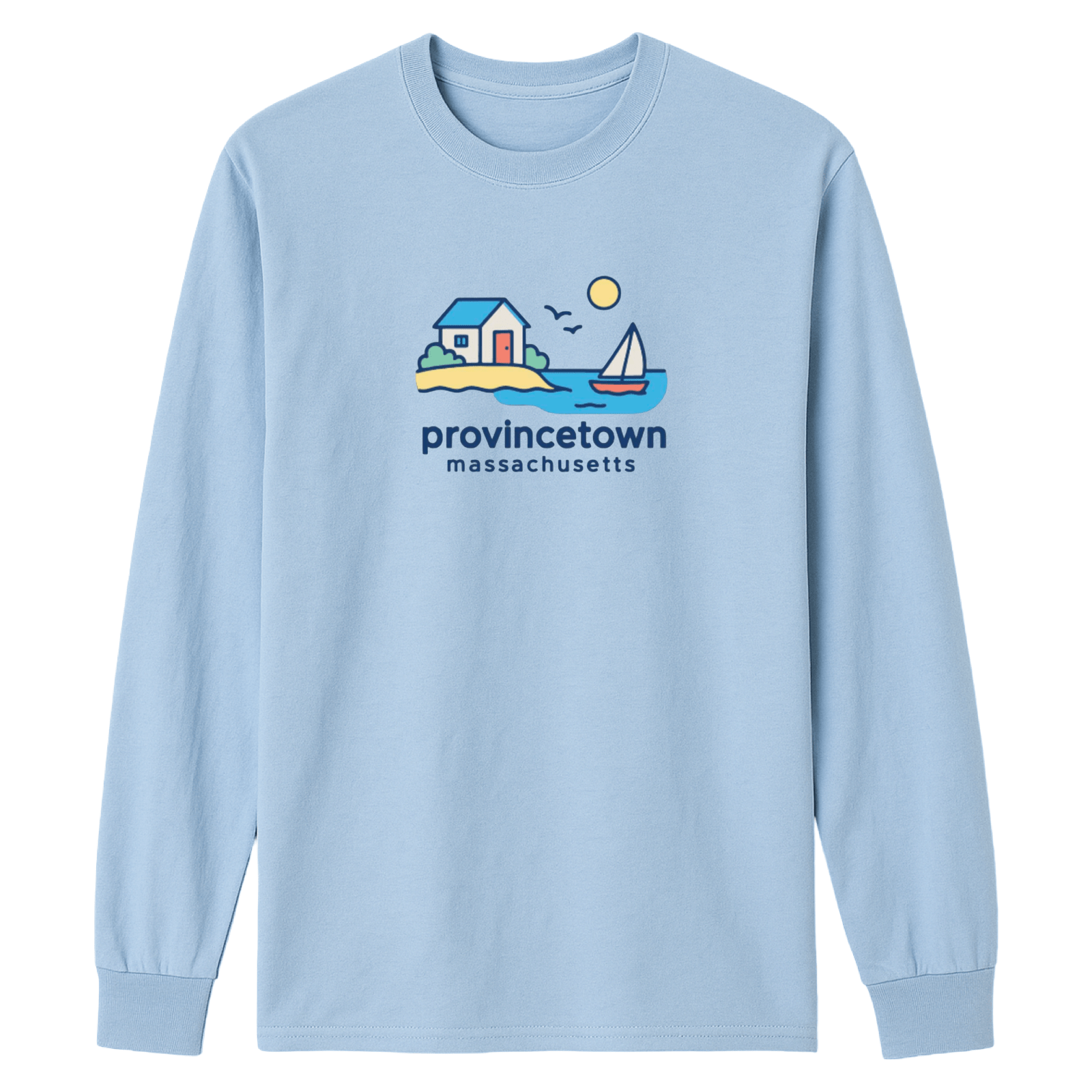 Cape Cod Clothing Company Provincetown Beach House Essential Long Sleeve Tee