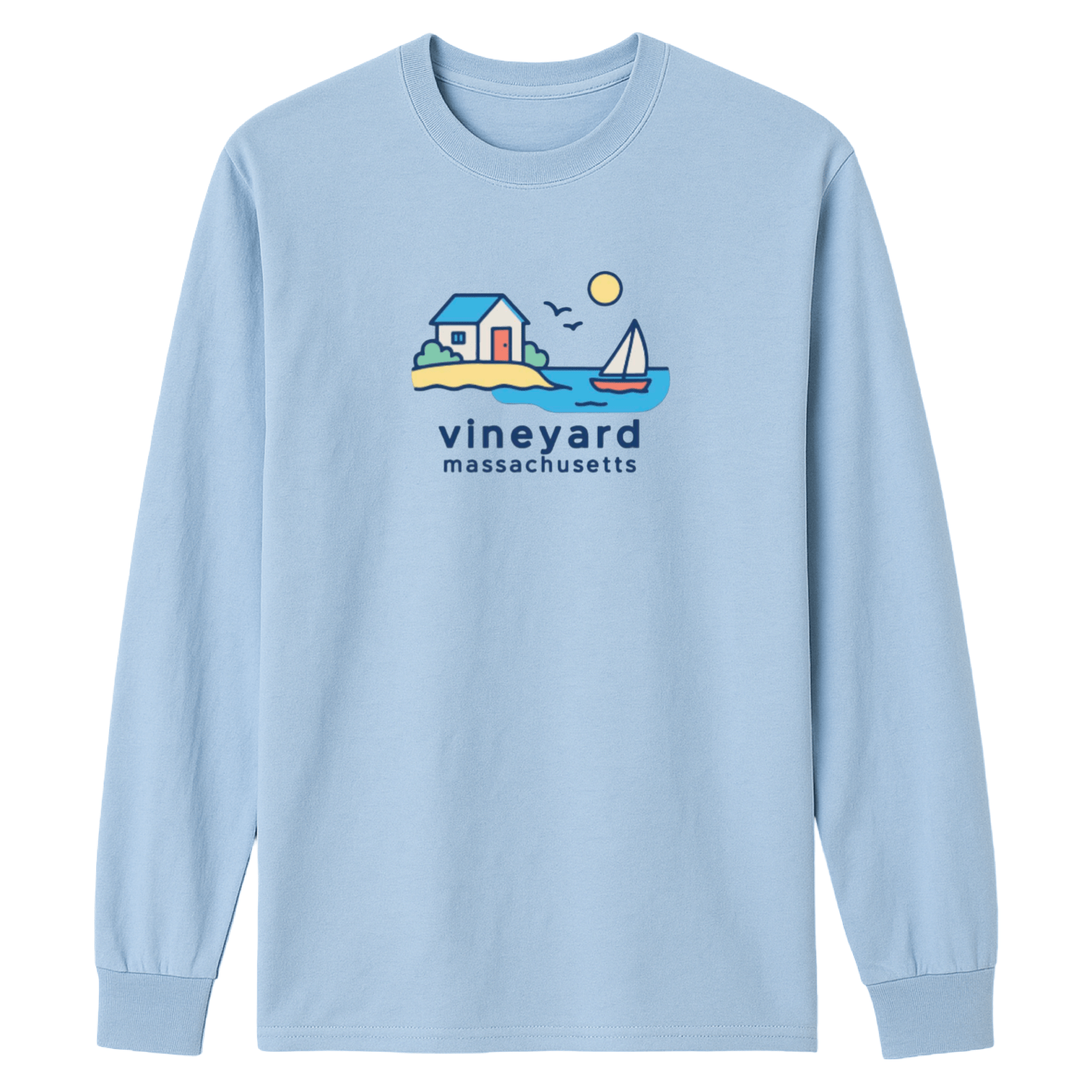 Cape Cod Clothing Company Vineyard Beach House Essential Long Sleeve Tee