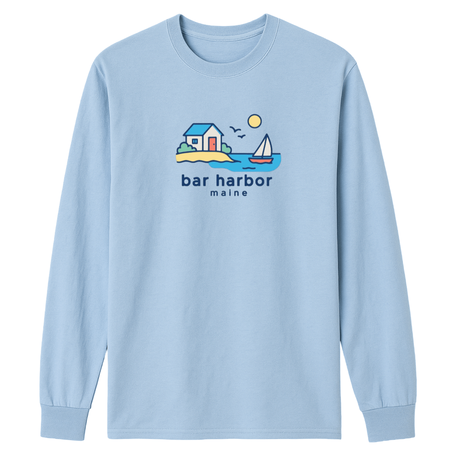 Cape Cod Clothing Company Bar Harbor Beach House Essential Long Sleeve Tee