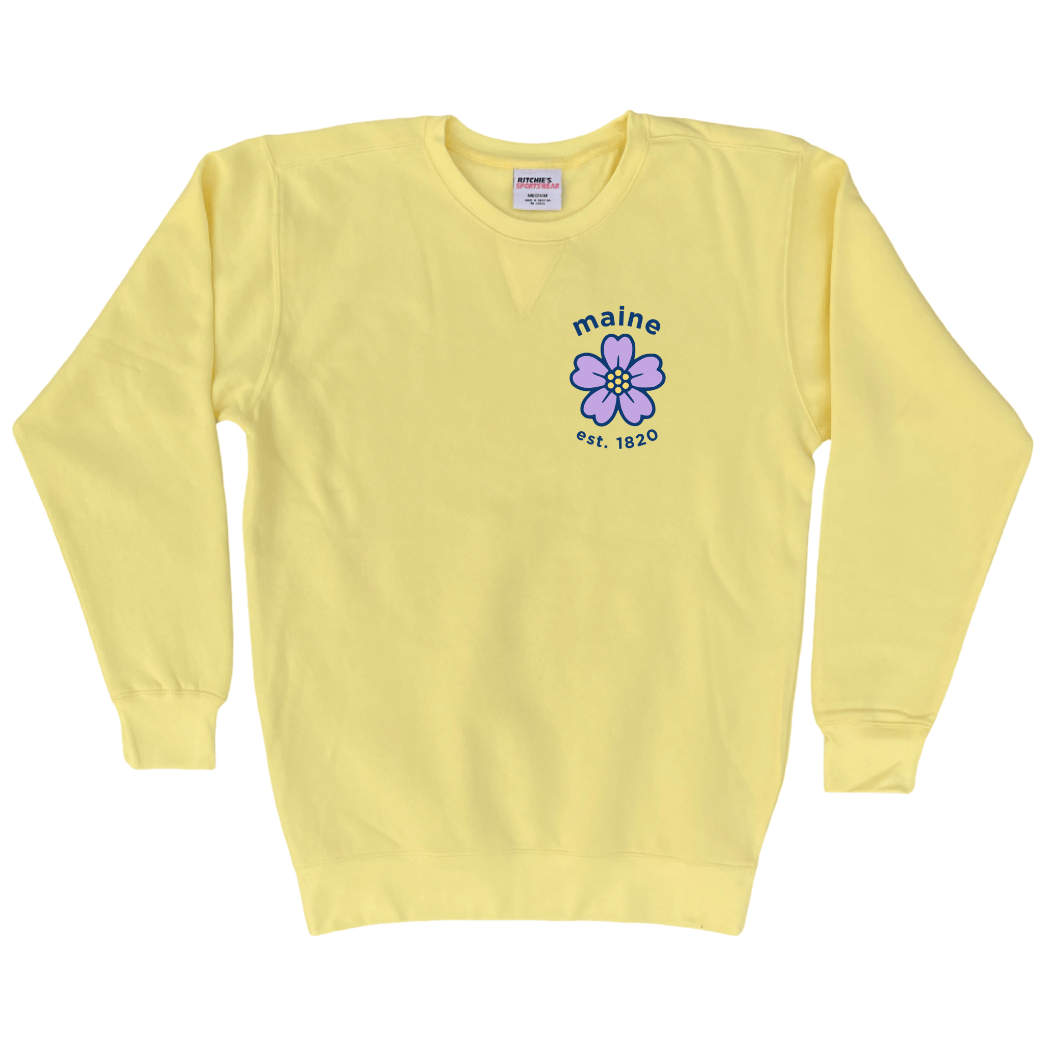 Cape Cod Clothing Company Maine Sea Lavender Fleece Crewneck