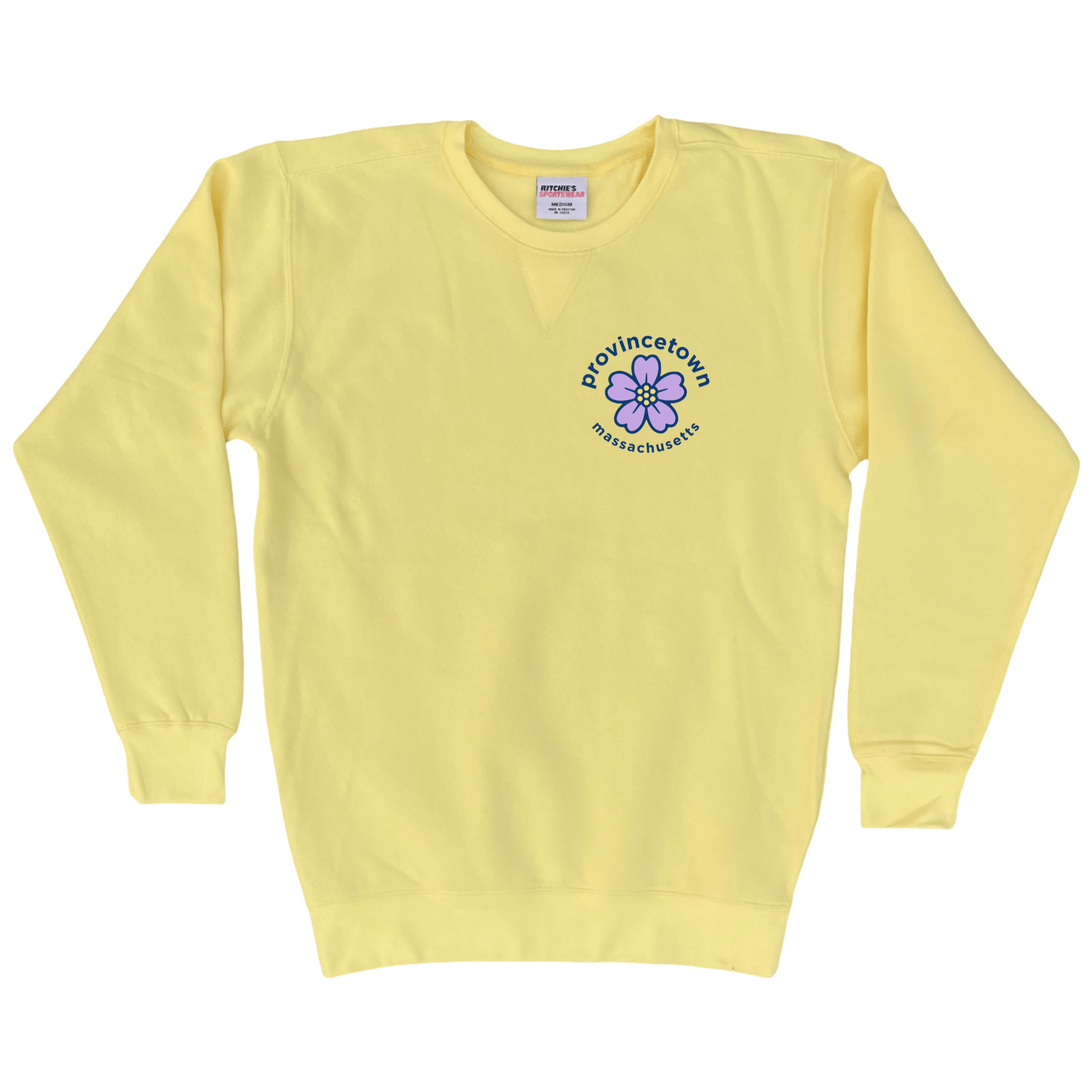 Cape Cod Clothing Company Provincetown Sea Lavender Fleece Crewneck