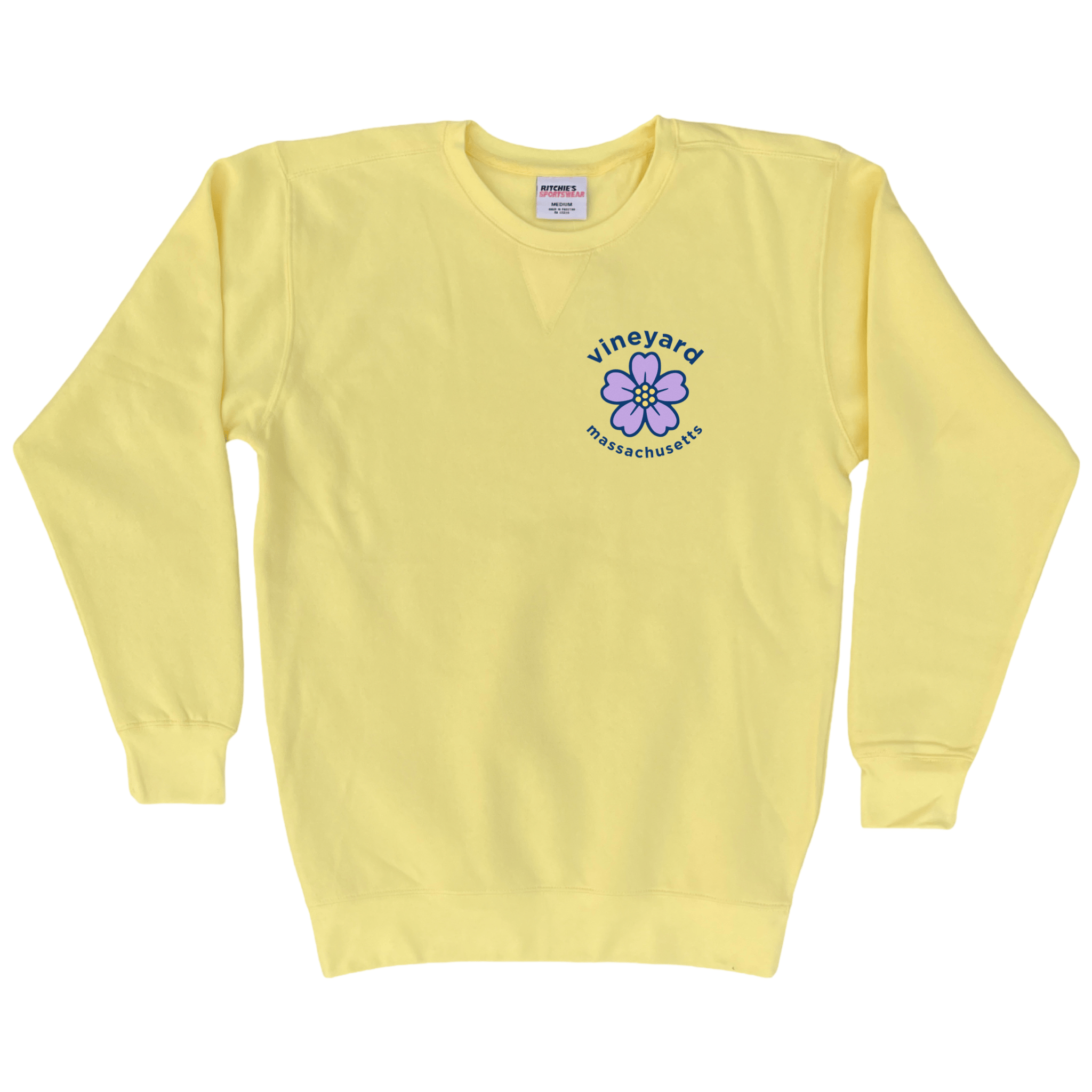 Cape Cod Clothing Company Martha's Vineyard Sea Lavender Fleece Crewneck