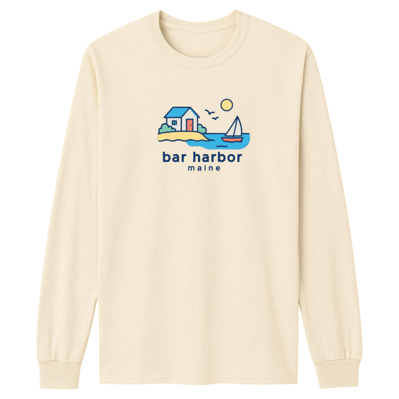 Cape Cod Clothing Company Bar Harbor Beach House Essential Long Sleeve Tee