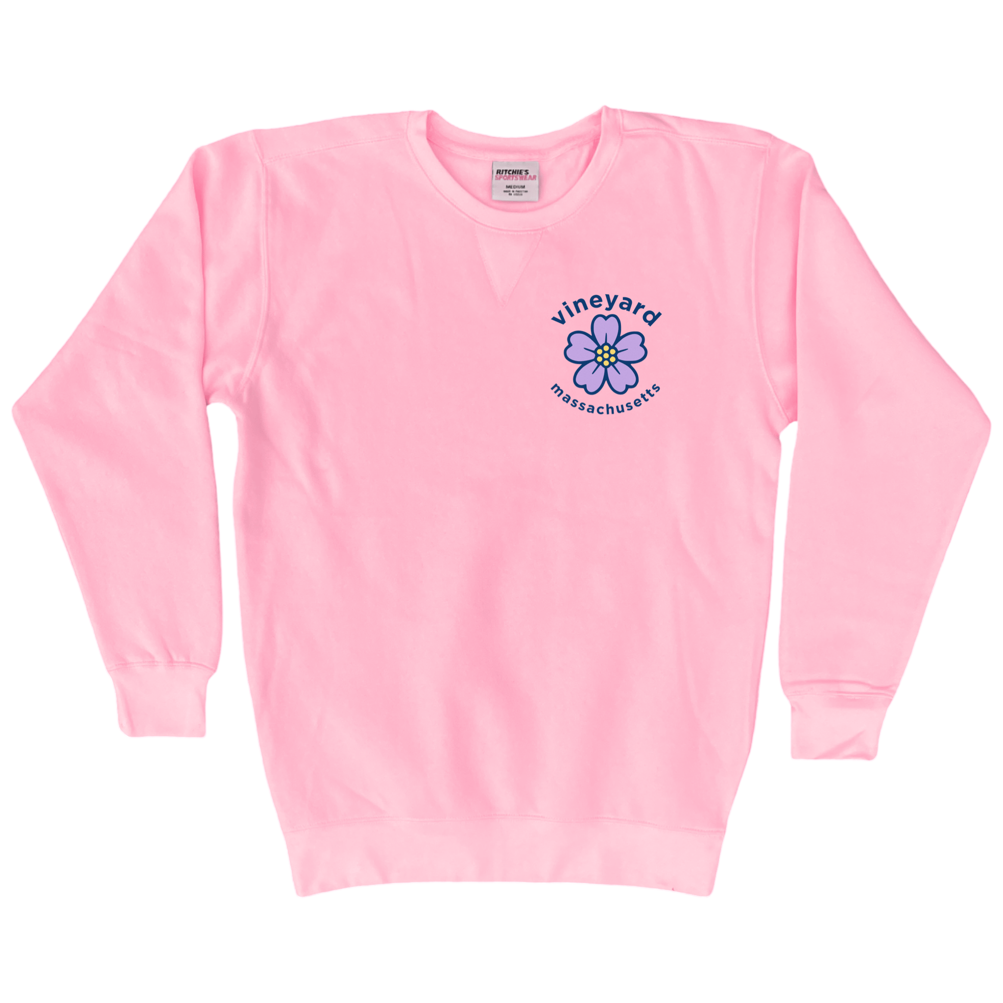 Cape Cod Clothing Company Martha's Vineyard Sea Lavender Fleece Crewneck