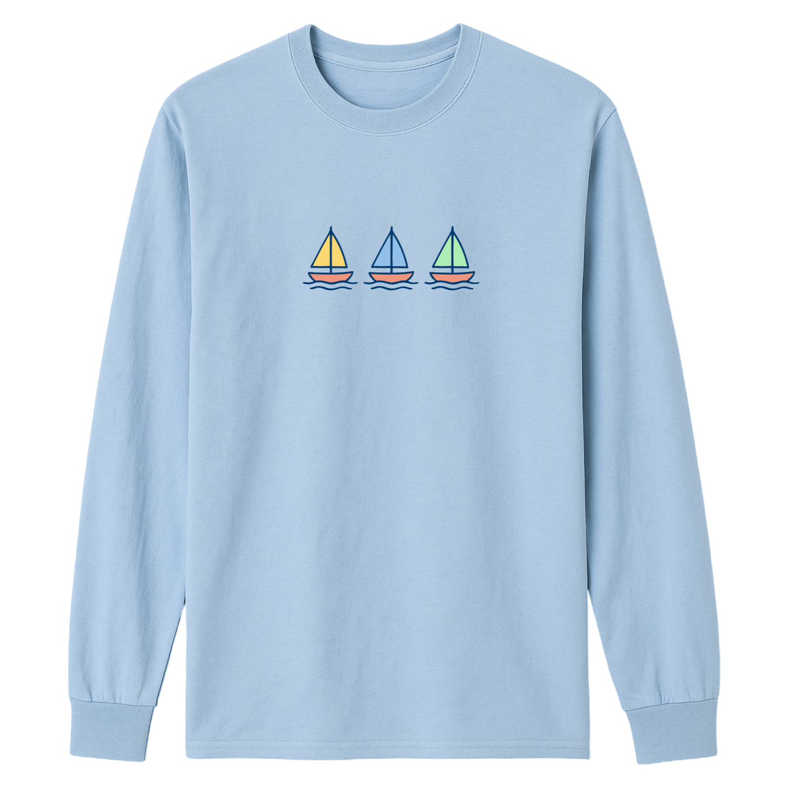 Cape Cod Clothing Company Summer Sails Essential Long Sleeve Tee