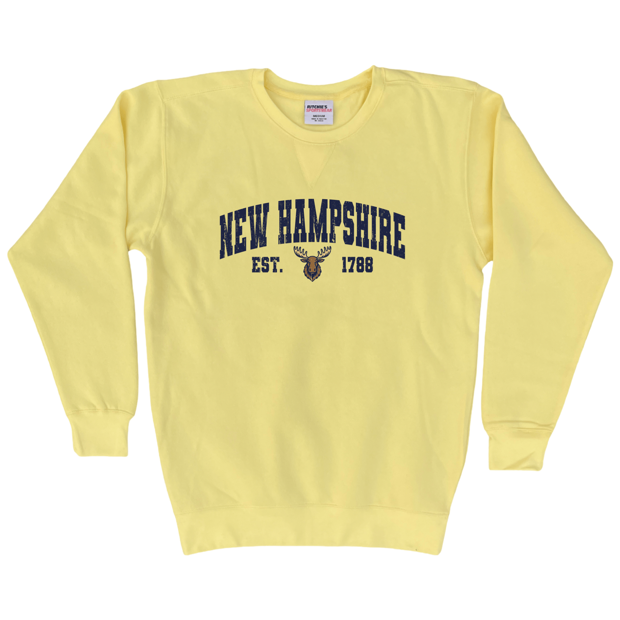 Cape Cod Clothing Company New Hampshire Moose Fleece Crewneck