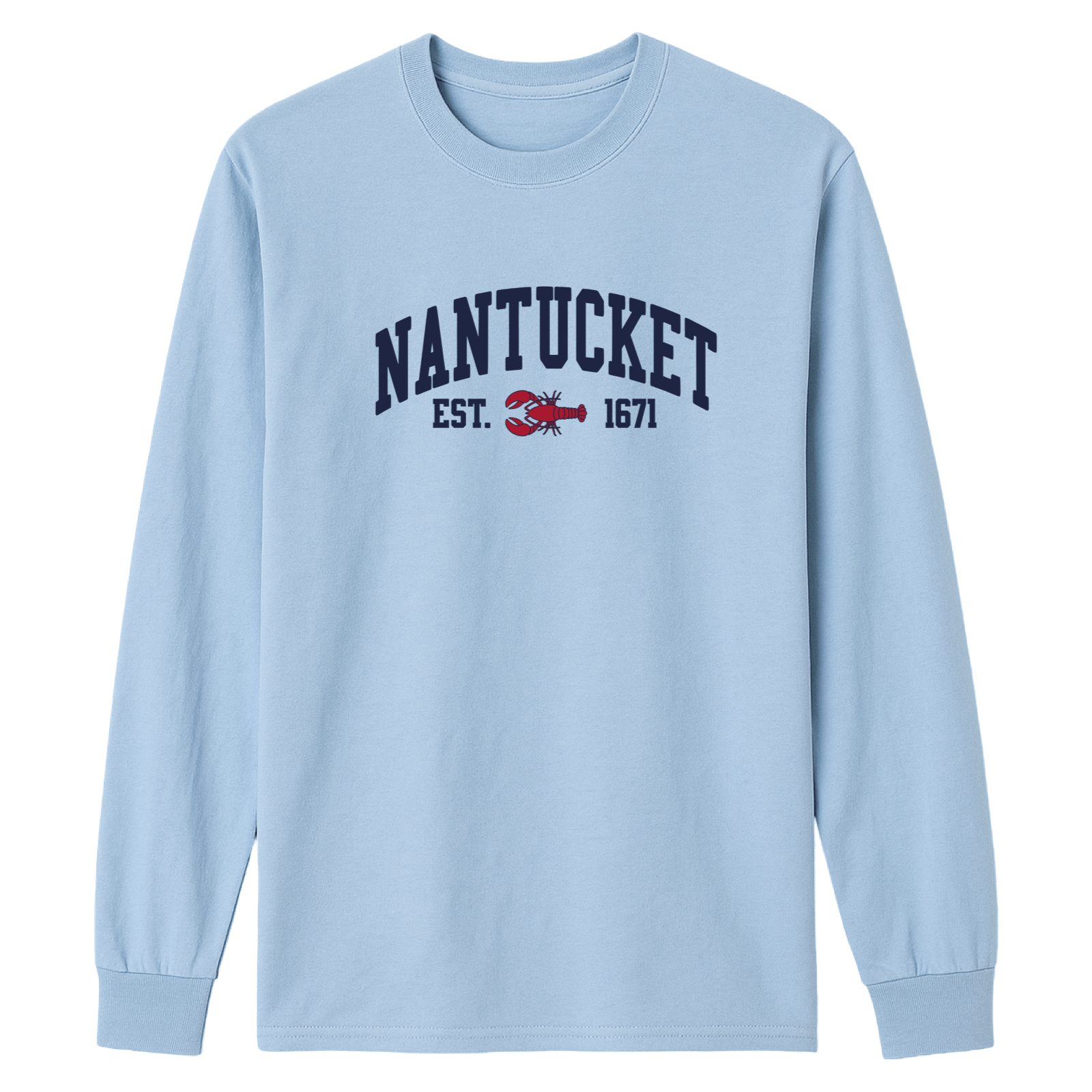 Cape Cod Clothing Company Nantucket Lobster Essential Long Sleeve Tee