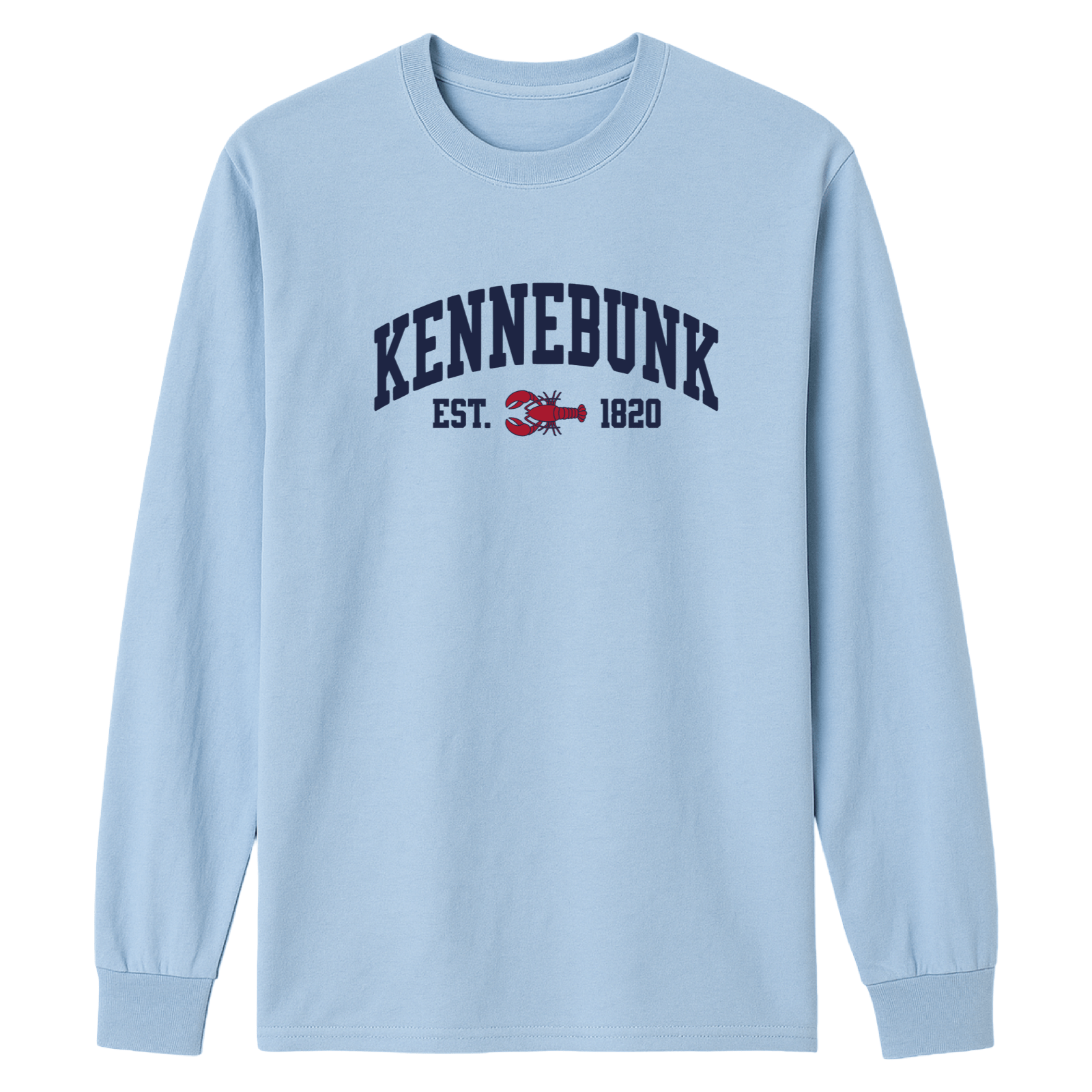 Cape Cod Clothing Company Kennebunk Lobster Essential Long Sleeve Tee