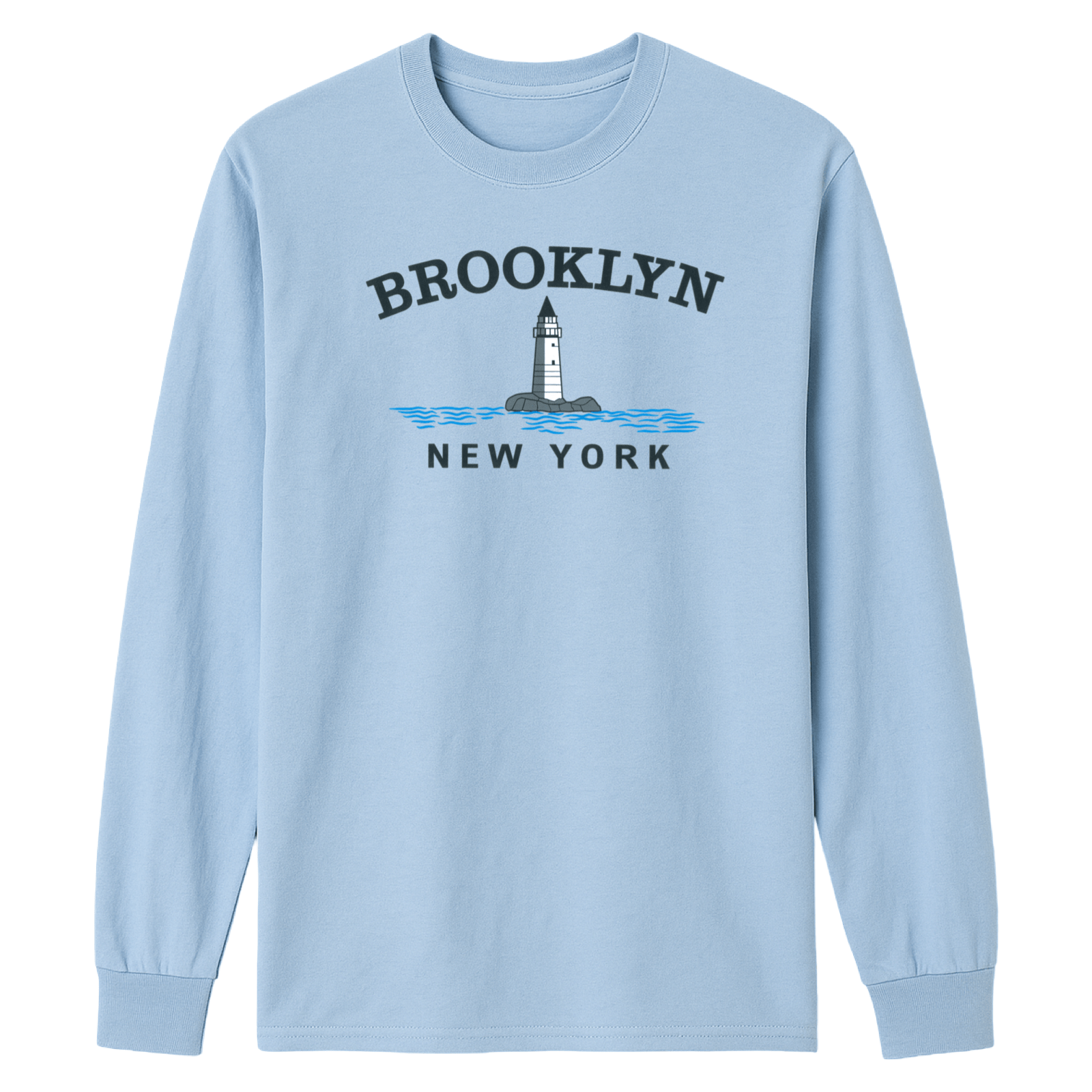 Cape Cod Clothing Company Brooklyn Big Lighthouse Essential Long Sleeve Tee
