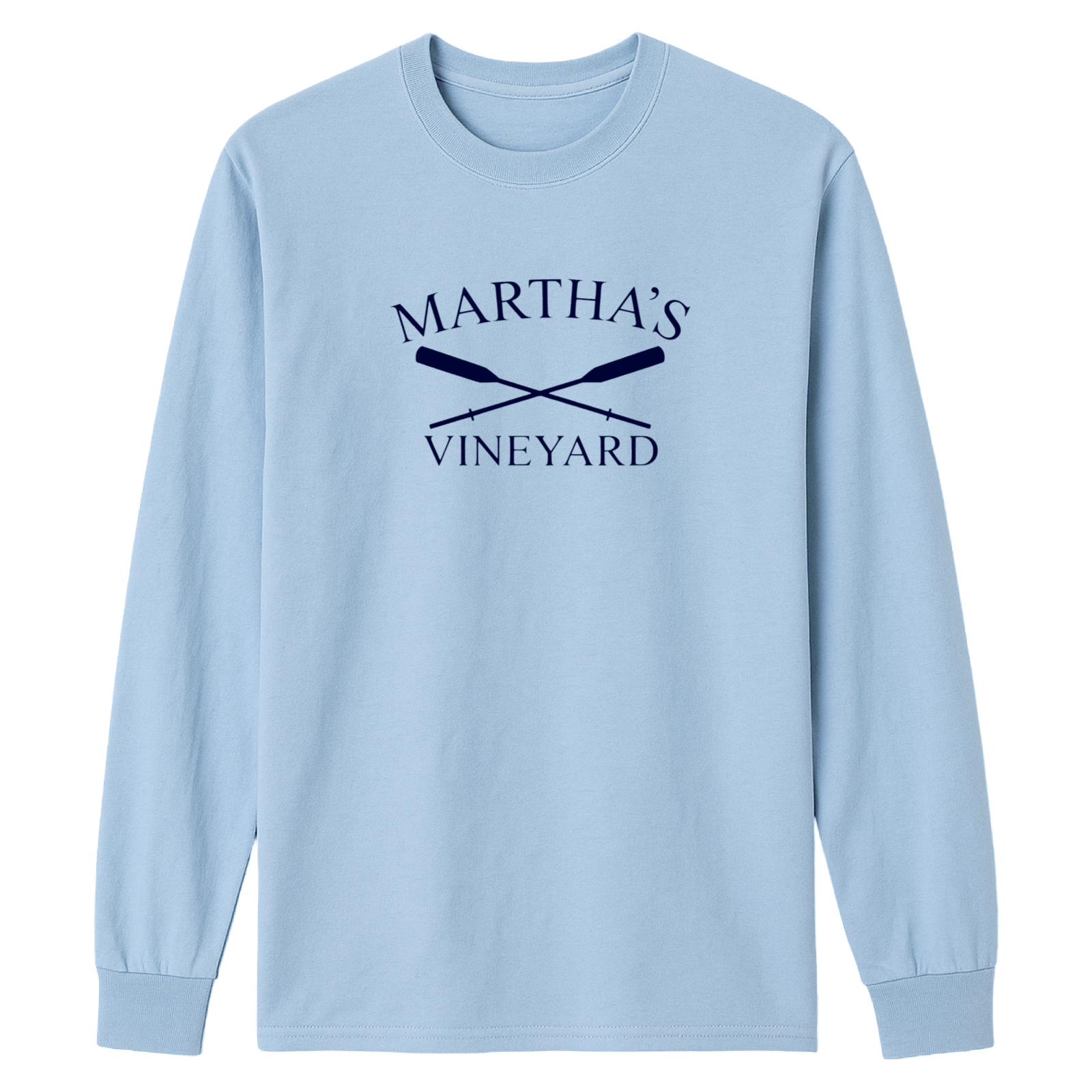 Cape Cod Clothing Company Martha's Vineyard Crossed Oar Essential Long Sleeve Tee