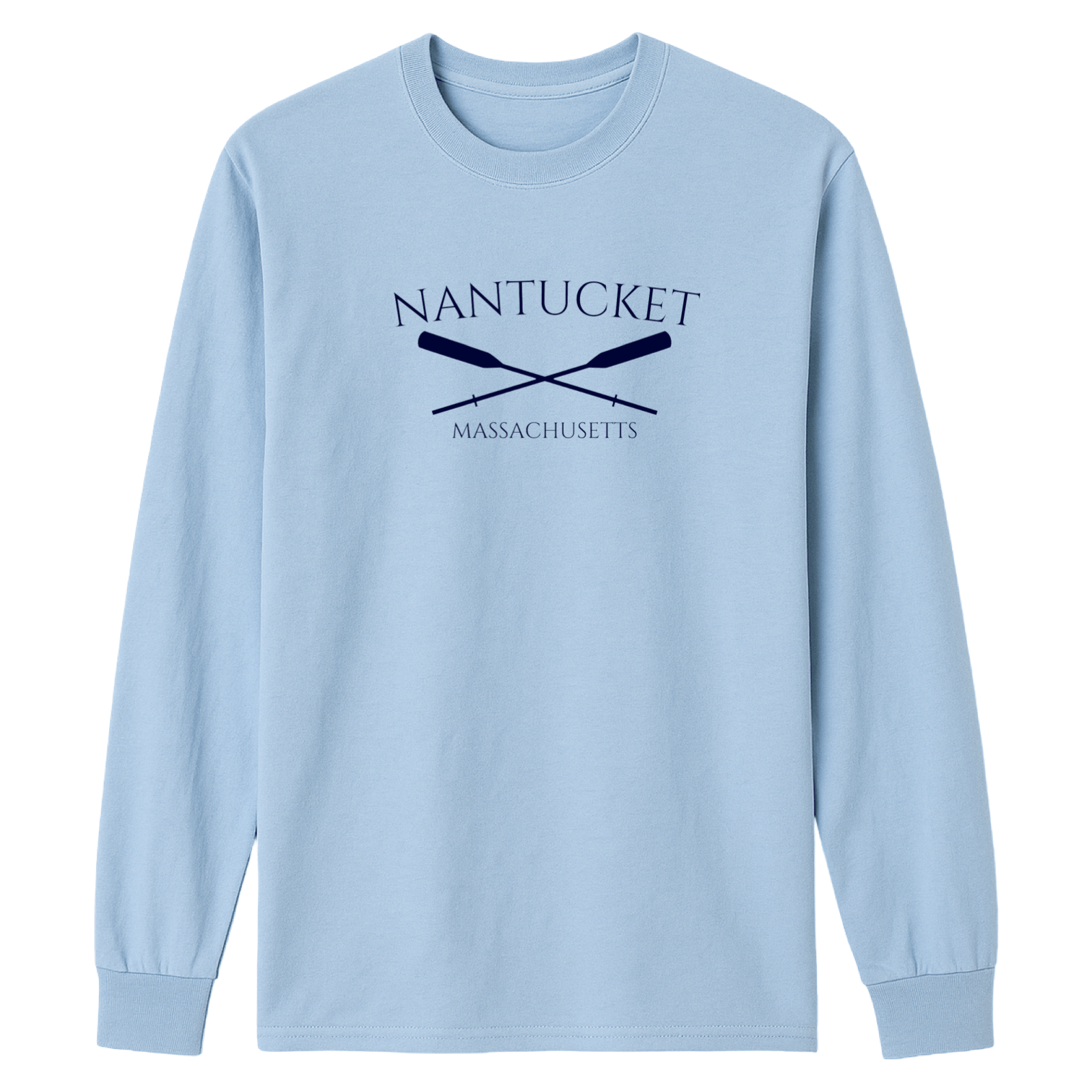 Cape Cod Clothing Company Nantucket Crossed Oar Essential Long Sleeve Tee