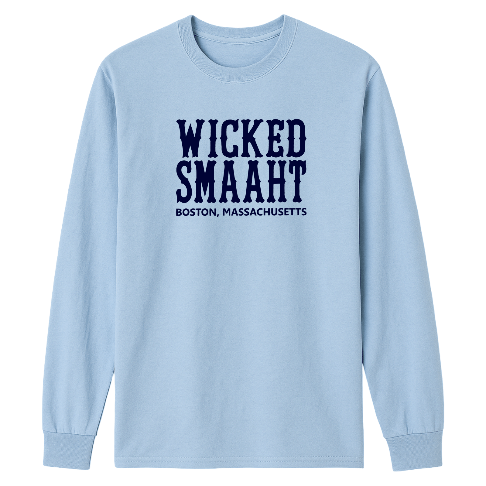 Cape Cod Clothing Company Boston Wicked Smaaht Essential Long Sleeve Tee
