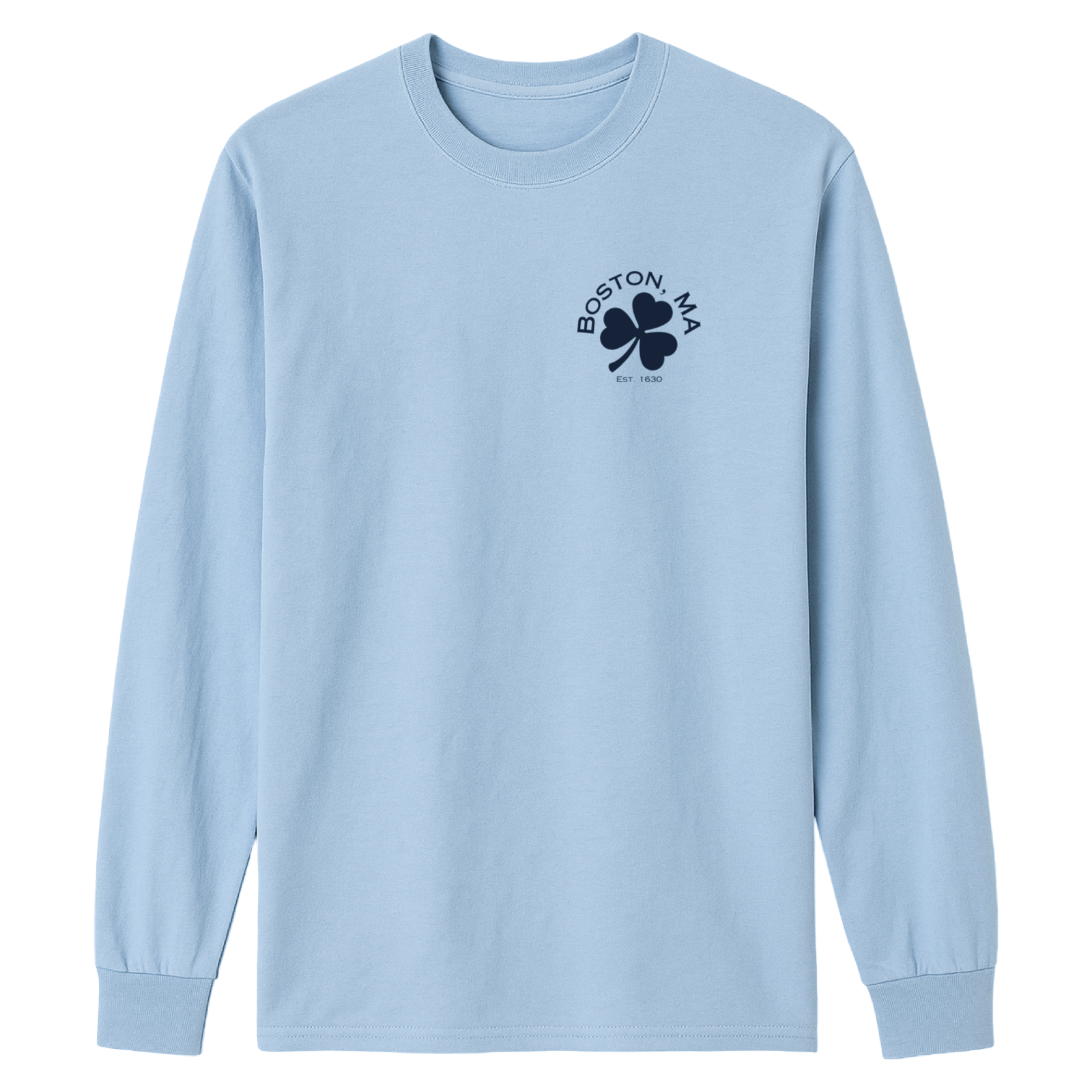 Cape Cod Clothing Company Boston Shamrock Essential Long Sleeve Tee