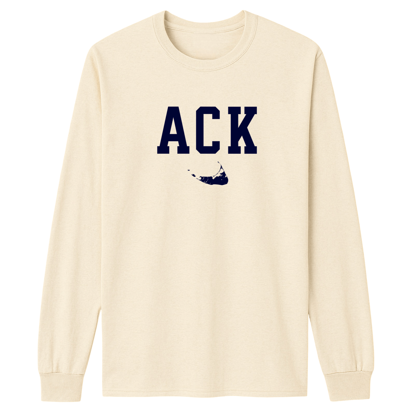 Cape Cod Clothing Company Nantucket ACK Essential Long Sleeve Tee