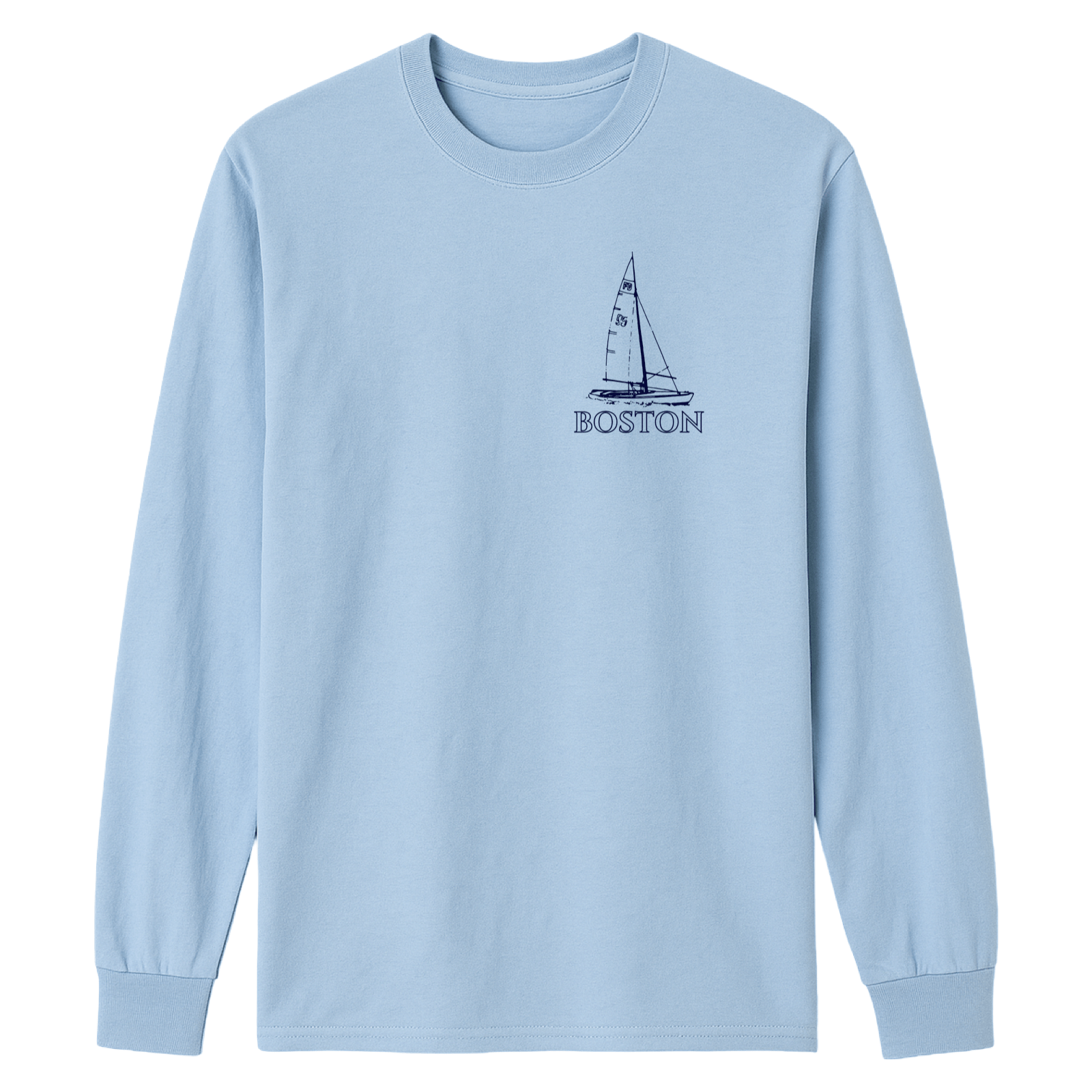 Cape Cod Clothing Company Boston Sailboat Essential Long Sleeve Tee