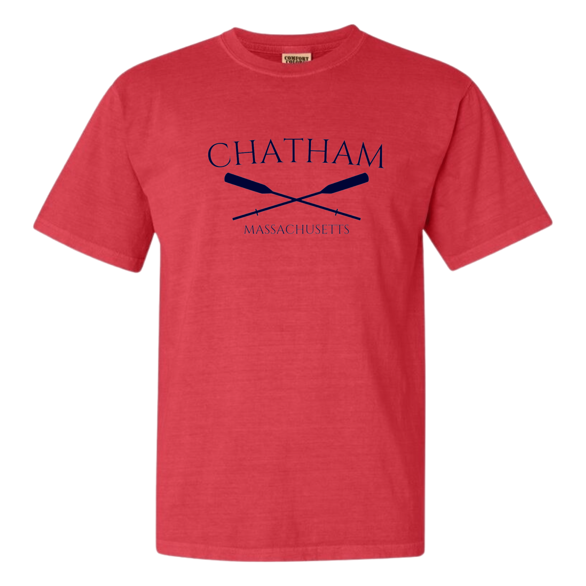 Chatham Crossed Oar Comfort Colors T-Shirt, watermelon