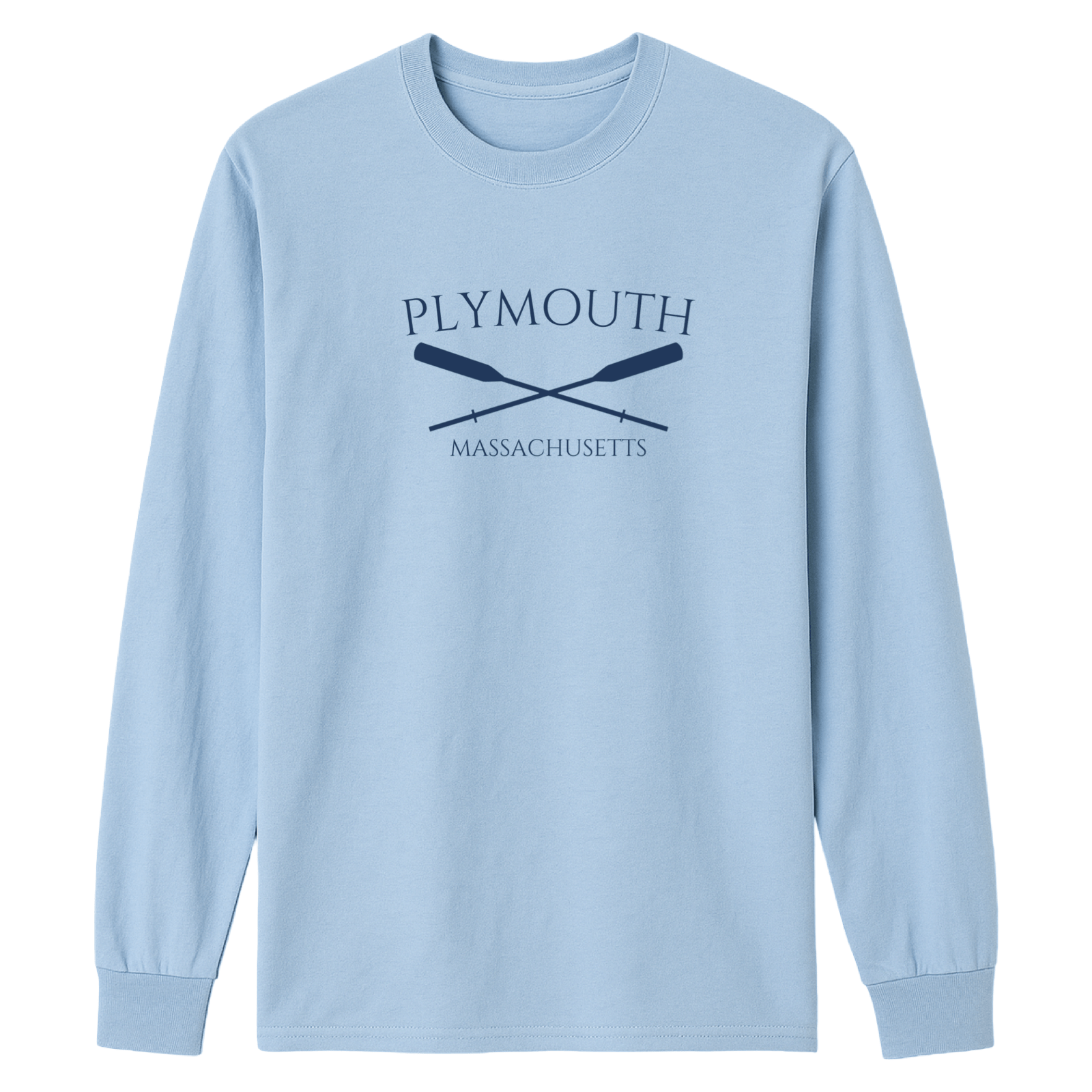 Cape Cod Clothing Company Plymouth Crossed Oar Essential Long Sleeve Tee