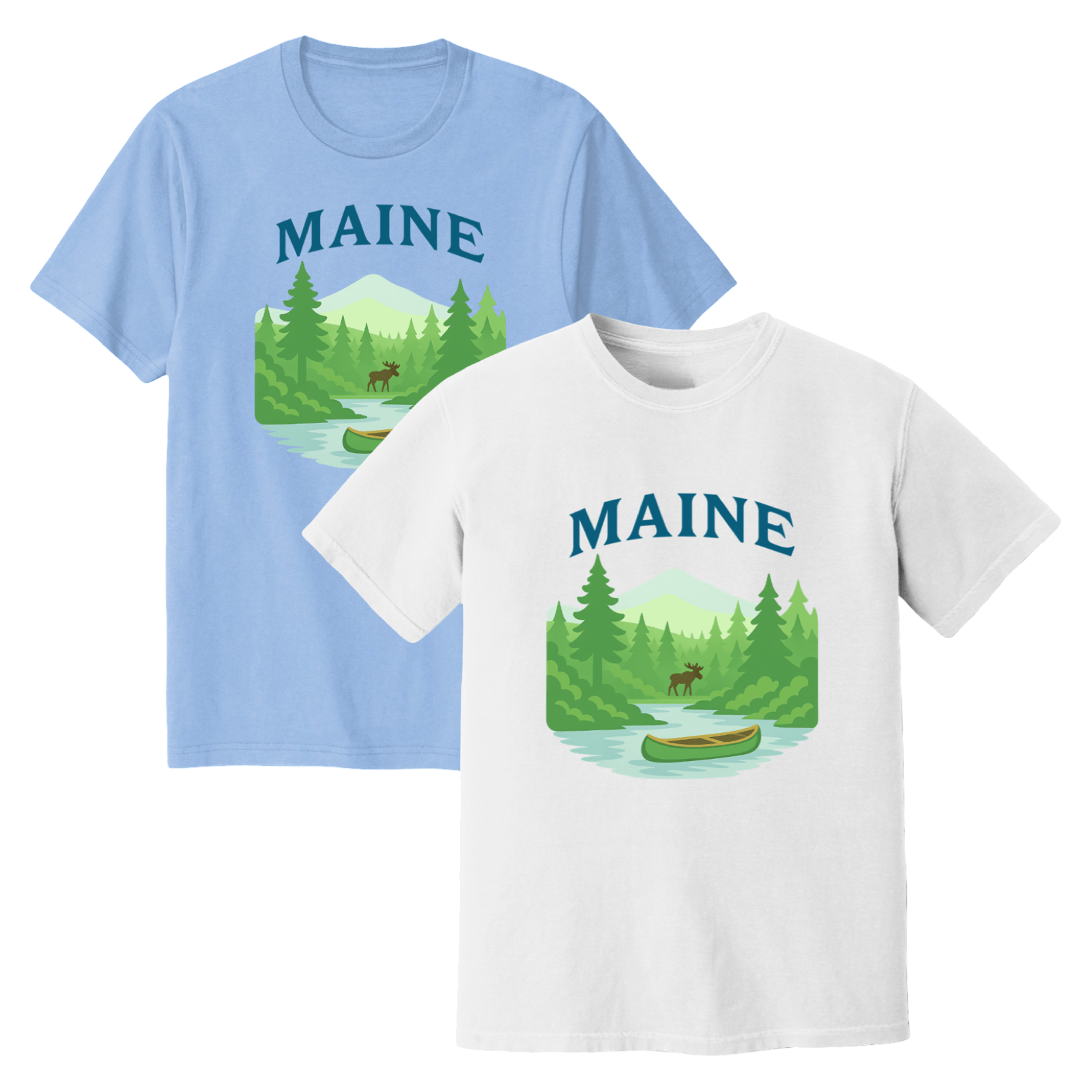 Cape Cod Clothing Company Maine Forest Soft Cotton T-Shirt