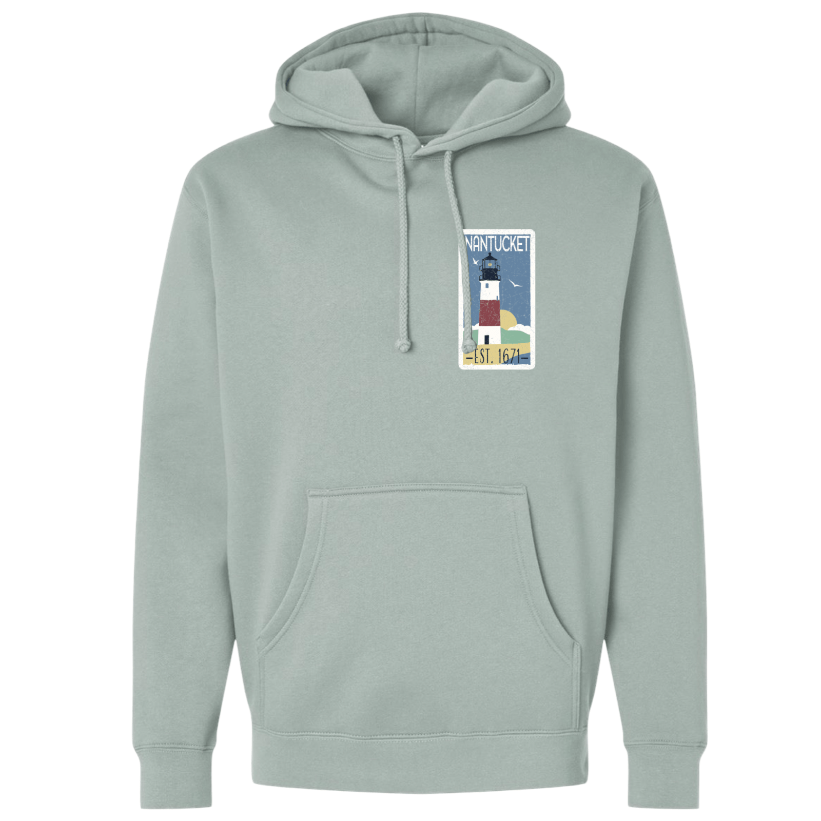 Cape Cod Clothing Company Nantucket Vintage Lighthouse Midweight Hoodie
