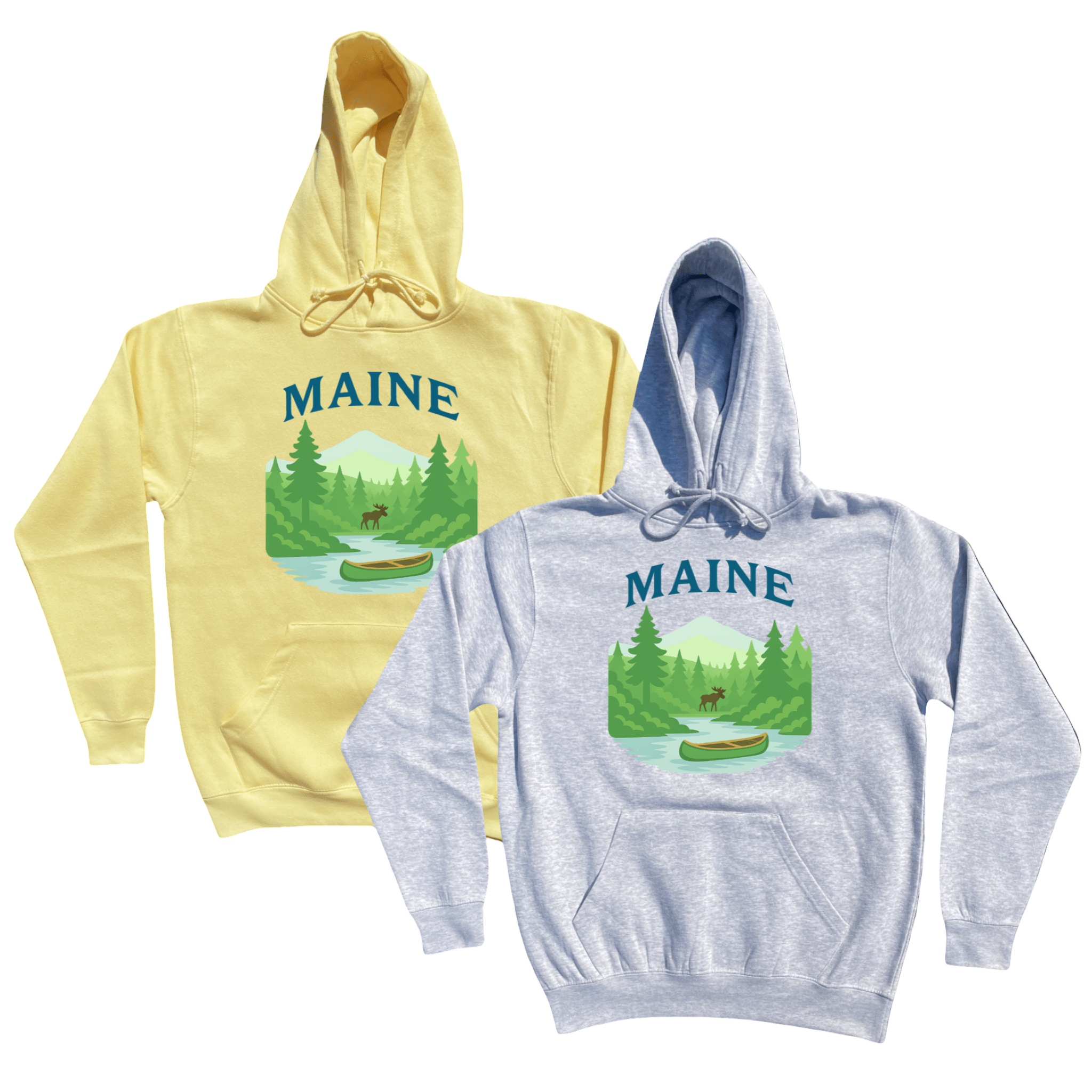 Cape Cod Clothing Company Maine Forest Soft Fleece Hoodie