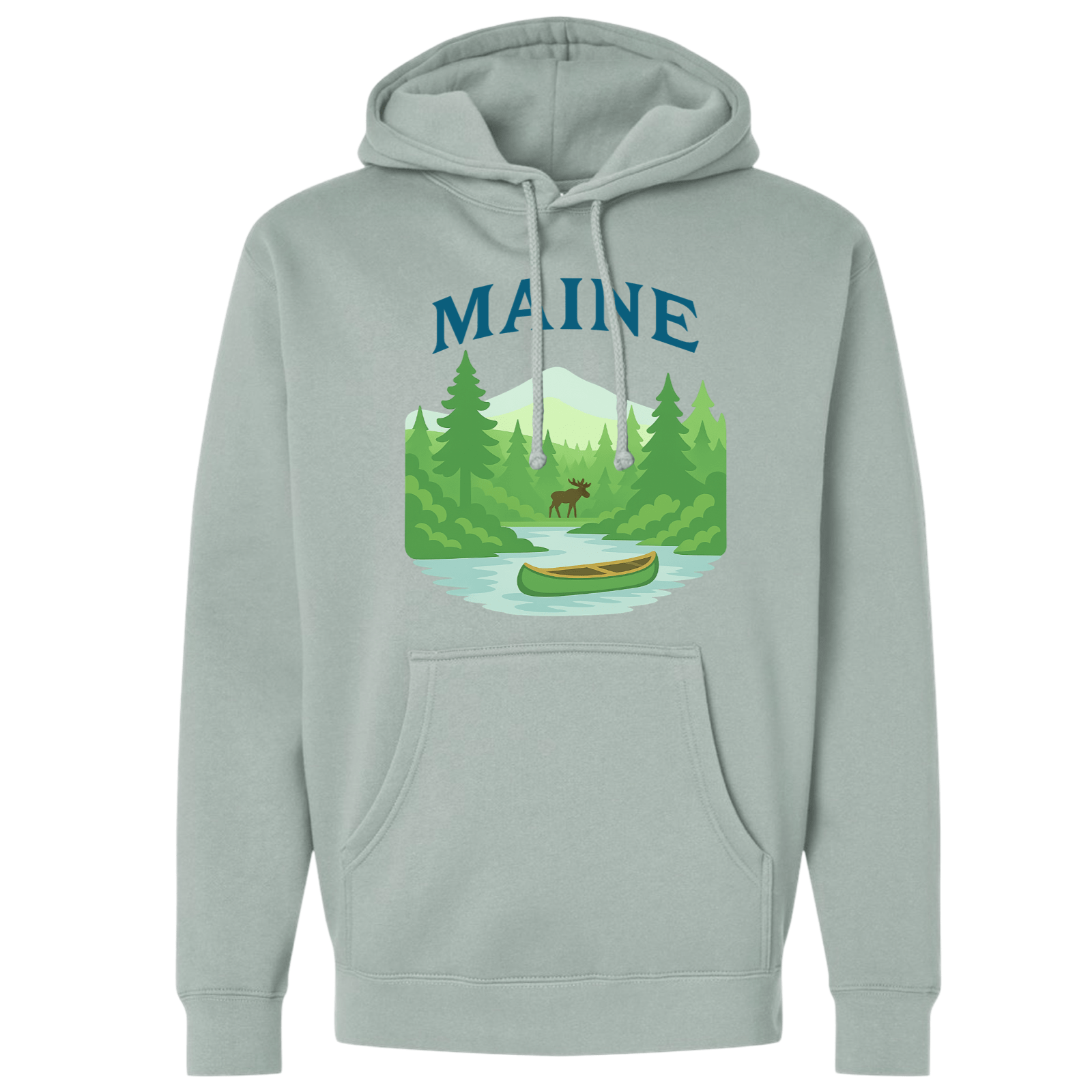 Cape Cod Clothing Company Maine Forest Midweight Fleece Hoodie