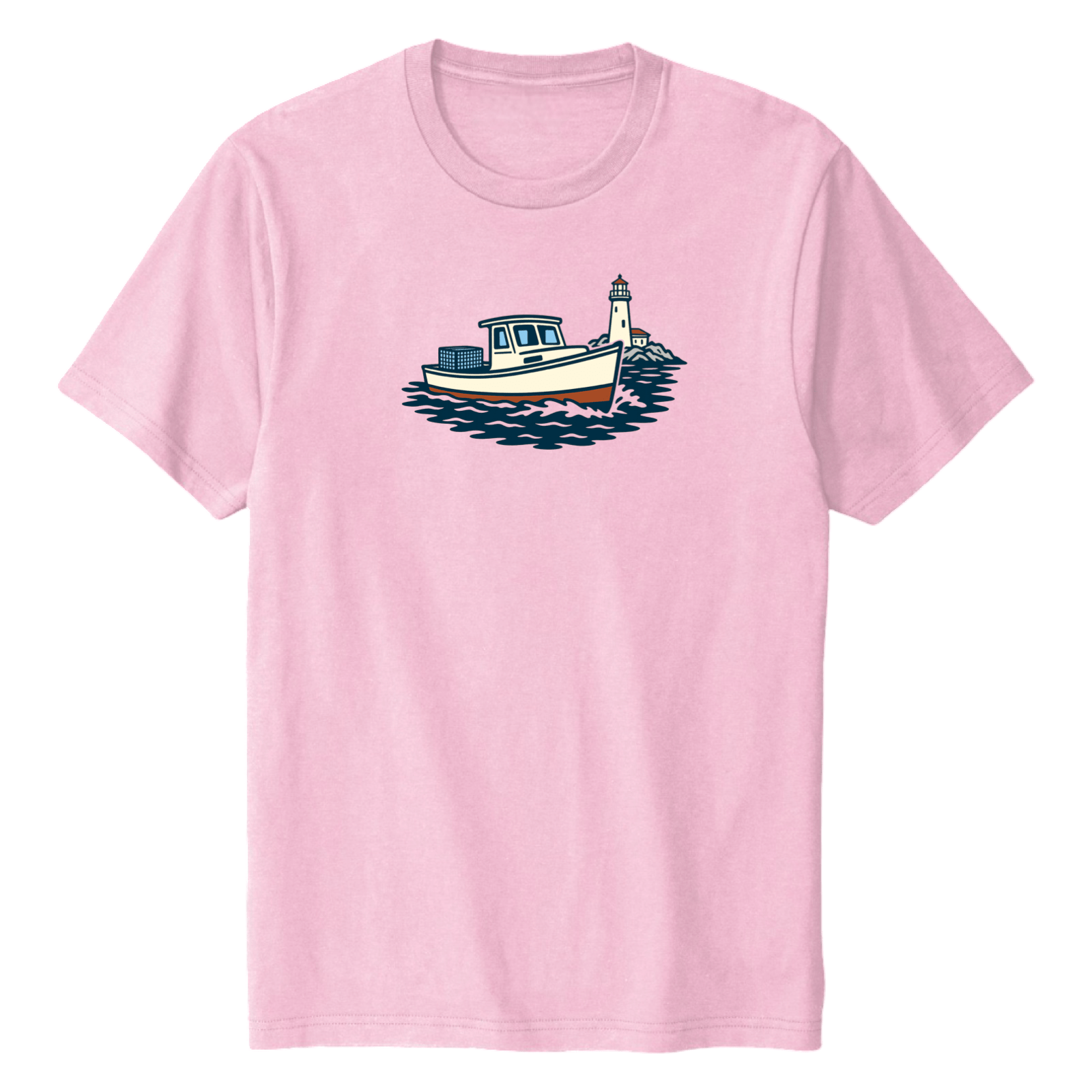 Cape Cod Clothing Company Lobster Boat Soft Cotton T-Shirt