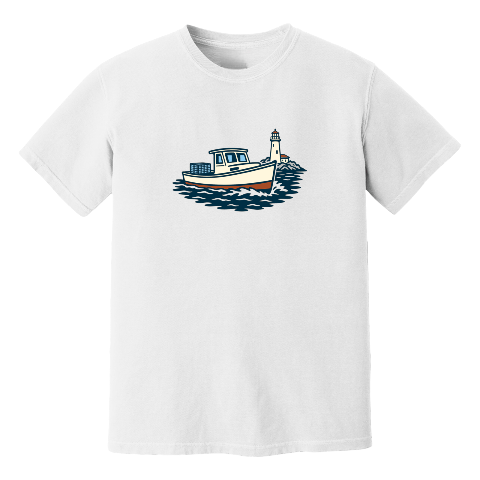 Cape Cod Clothing Company Lobster Boat Soft Cotton T-Shirt