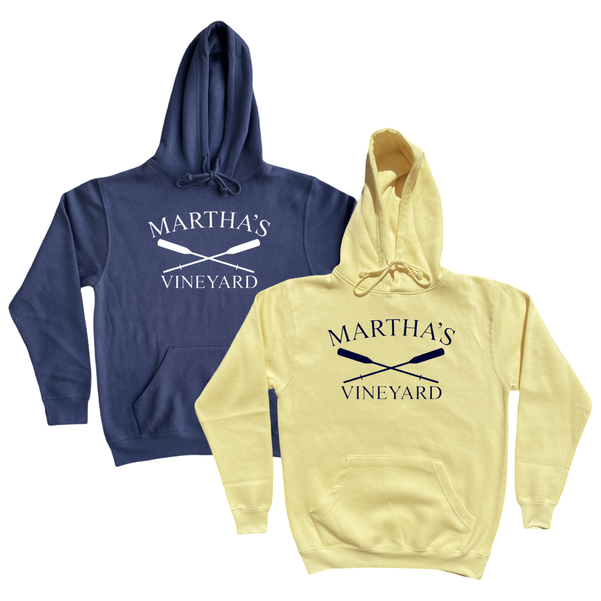 Martha's Vineyard Crossed Oar Soft Fleece Hoodie