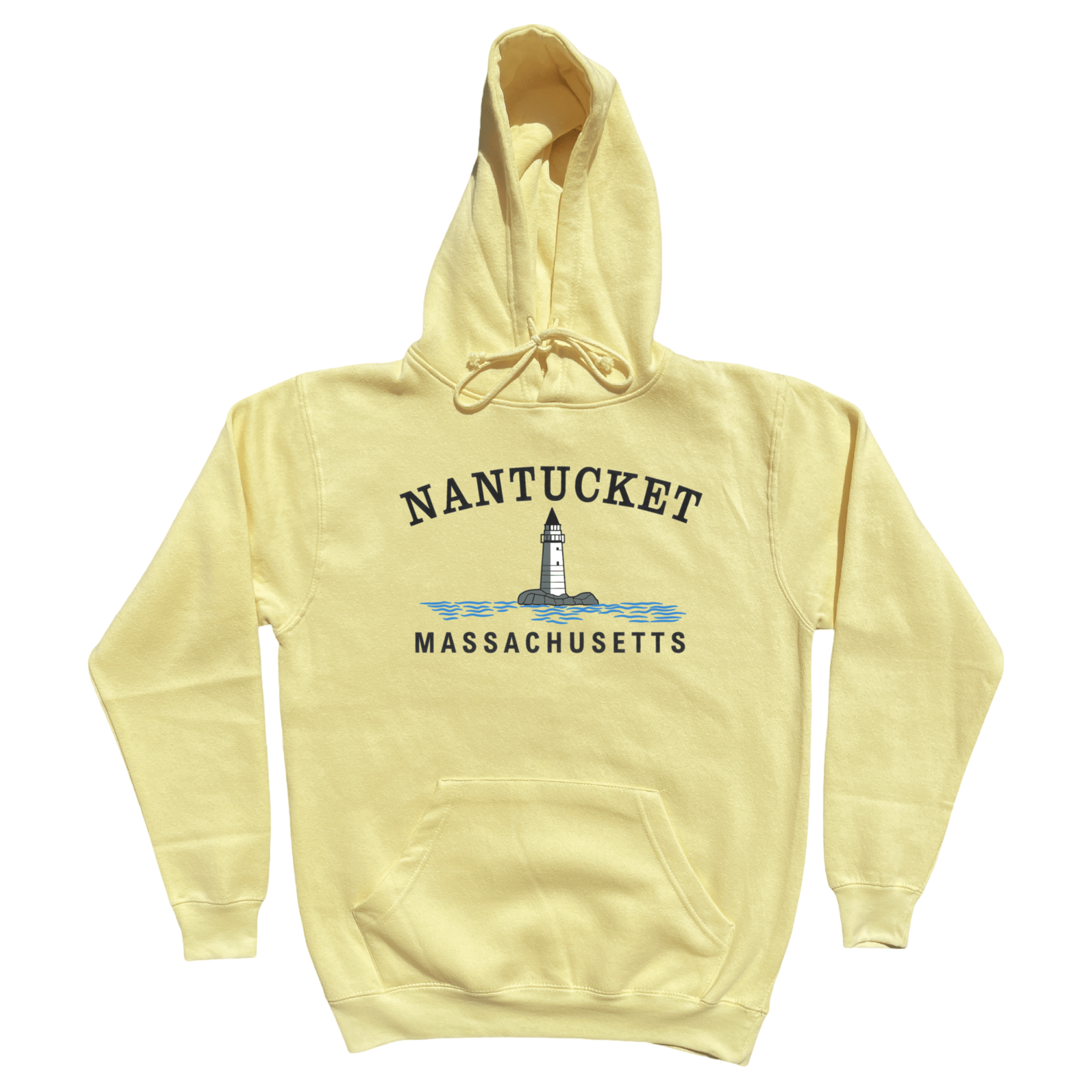 Nantucket Big Lighthouse Soft Fleece Hoodie