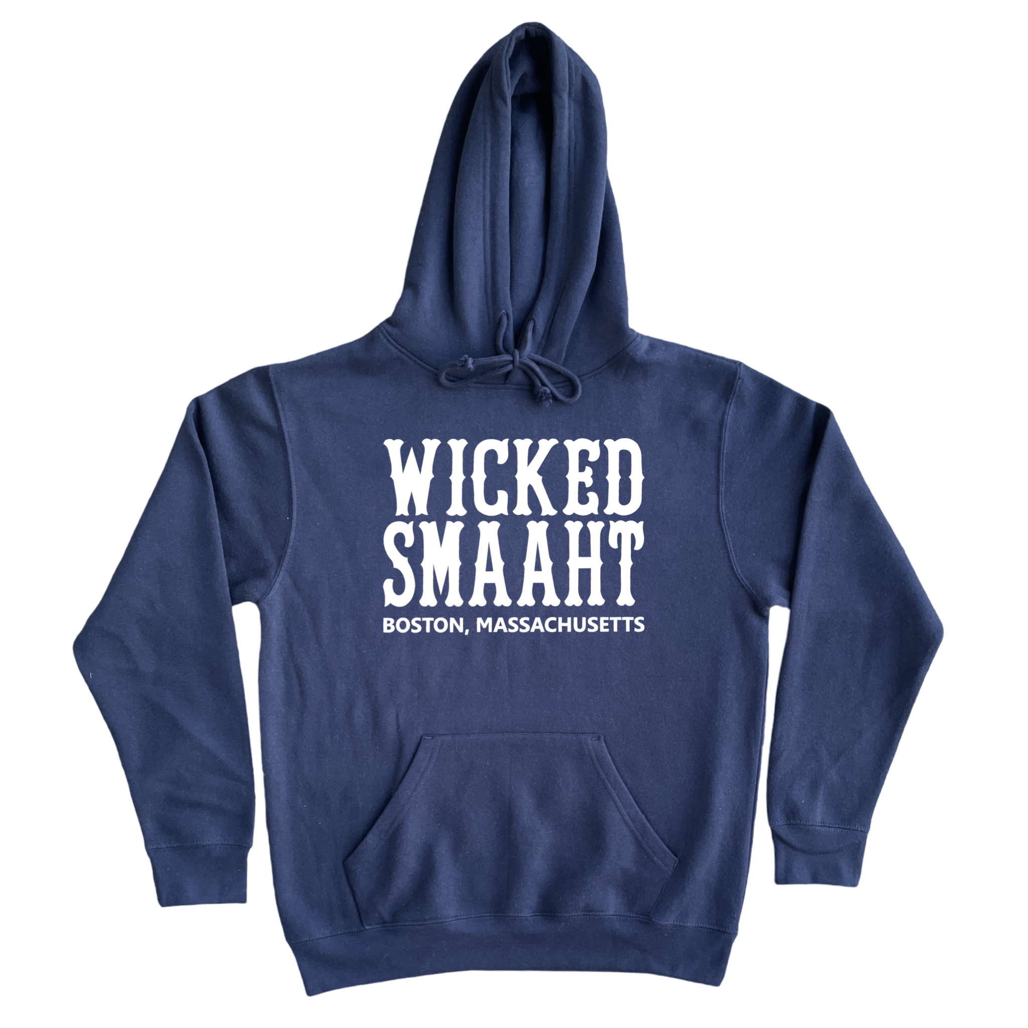 Boston Wicked Smaaht Soft Fleece Hoodie, navy