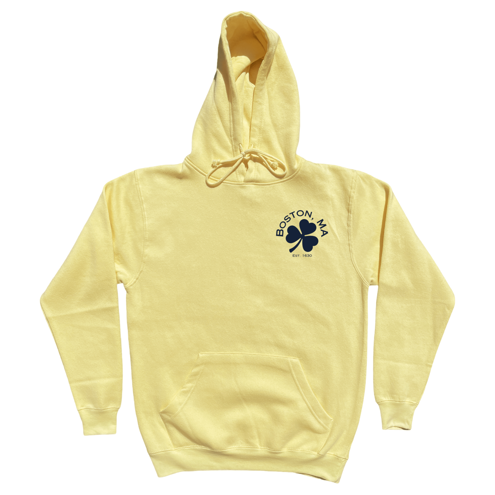 Boston Shamrock Soft Fleece Hoodie, yellow