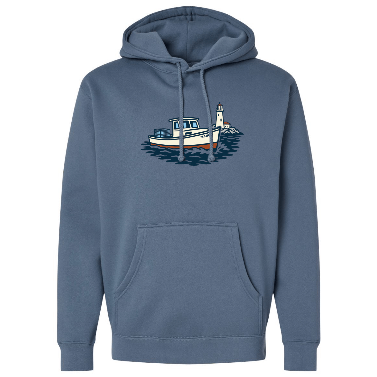 Cape Cod Clothing Company Maine Lobster Boat Midweight Fleece Hoodie