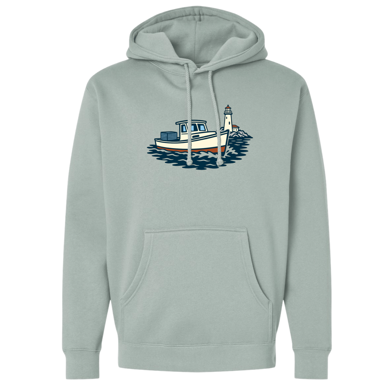 Cape Cod Clothing Company Lobster Boat Midweight Fleece Hoodie