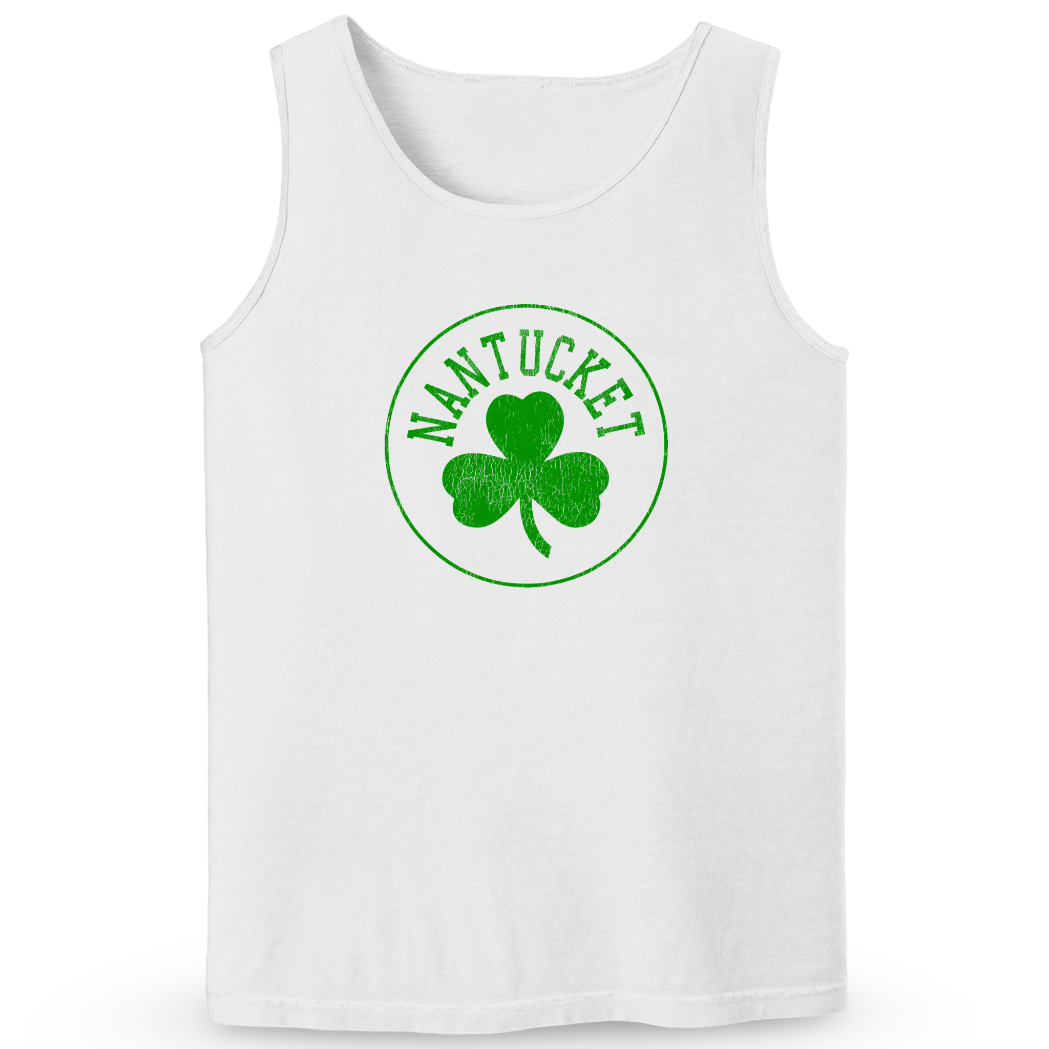 Cape Cod Clothing Company Nantucket Legacy Shamrock Soft Cotton Tank Top