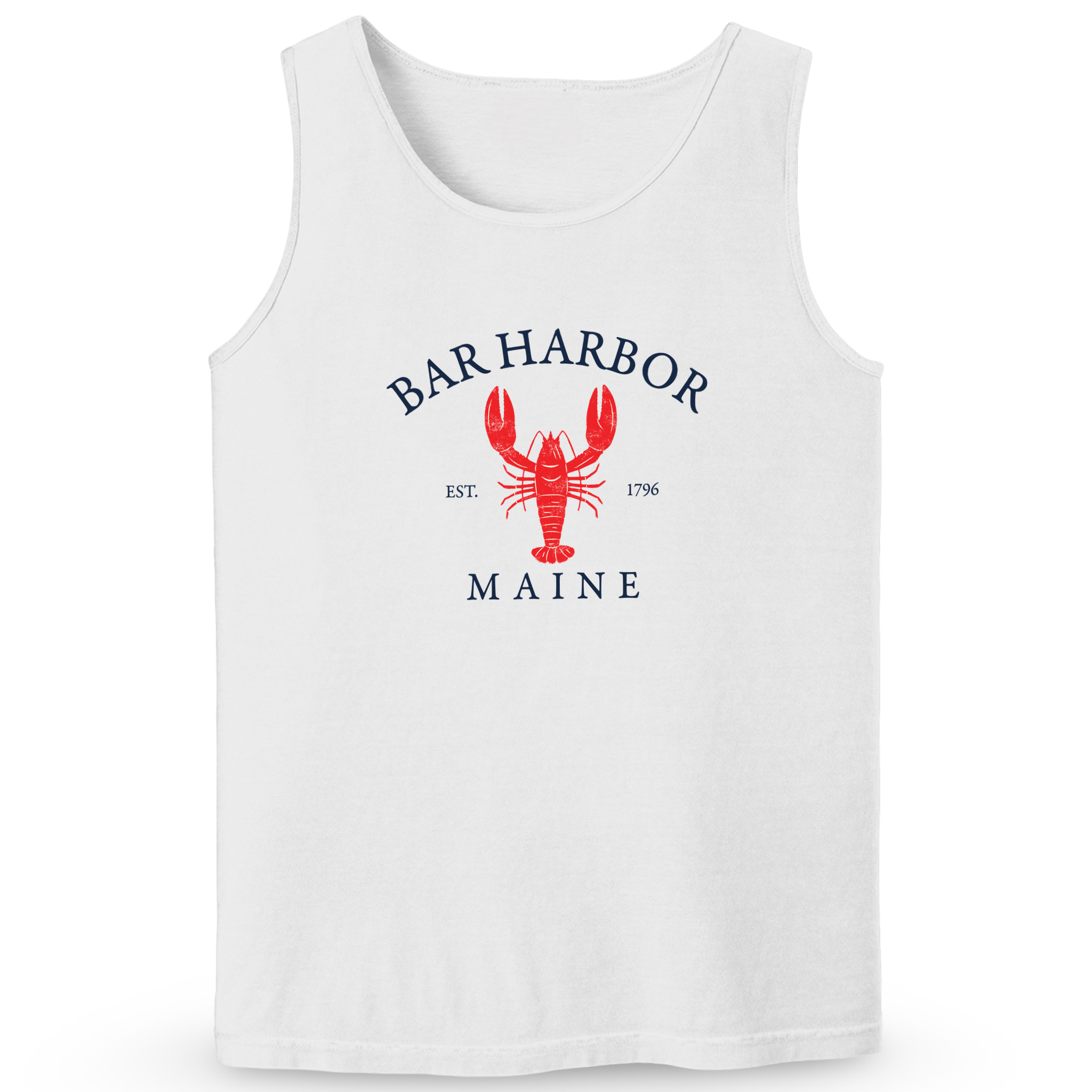 Cape Cod Clothing Company Bar Harbor Vintage Lobster Soft Cotton Tank Top