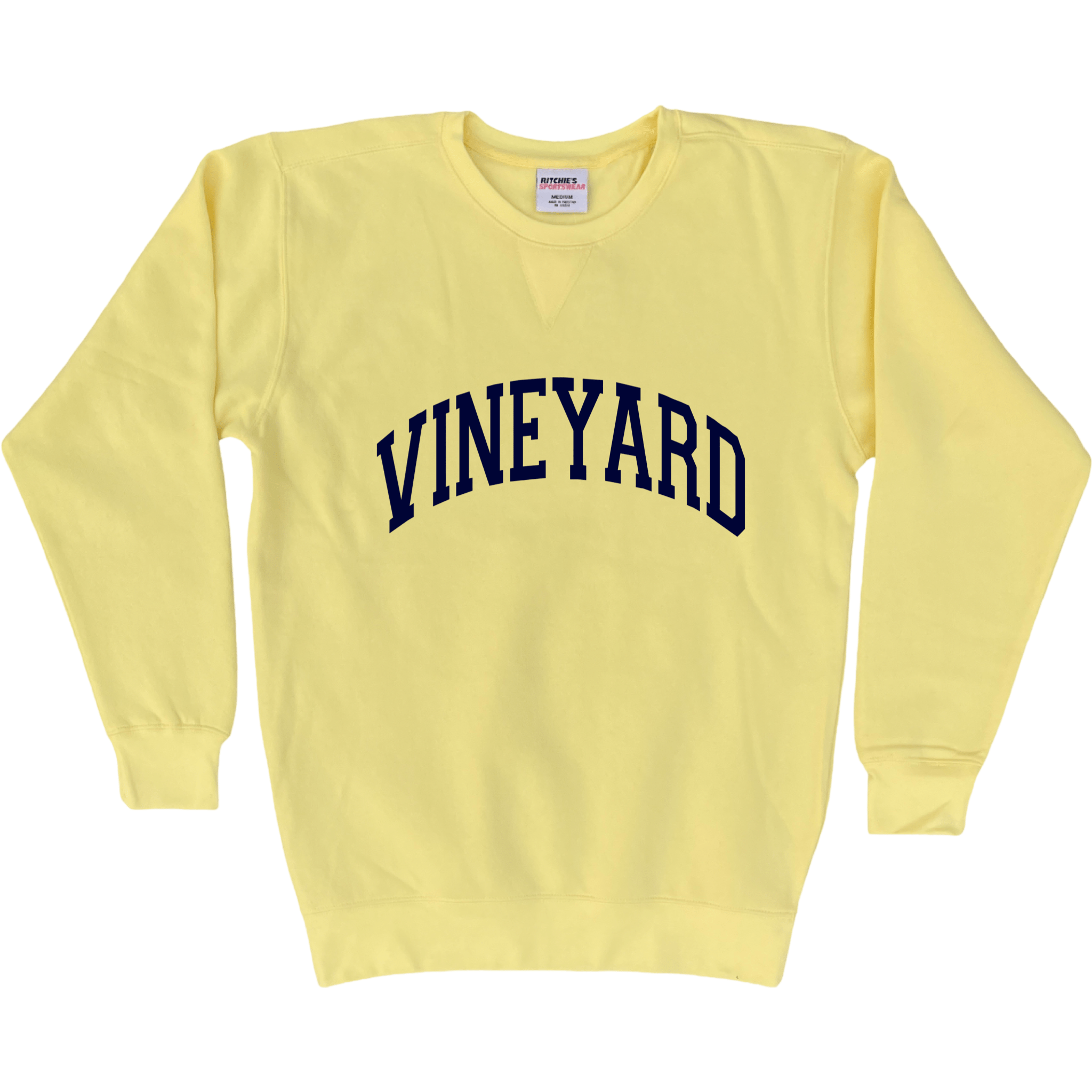 Martha's Vineyard Fleece Crewneck Sweatshirt, yellow