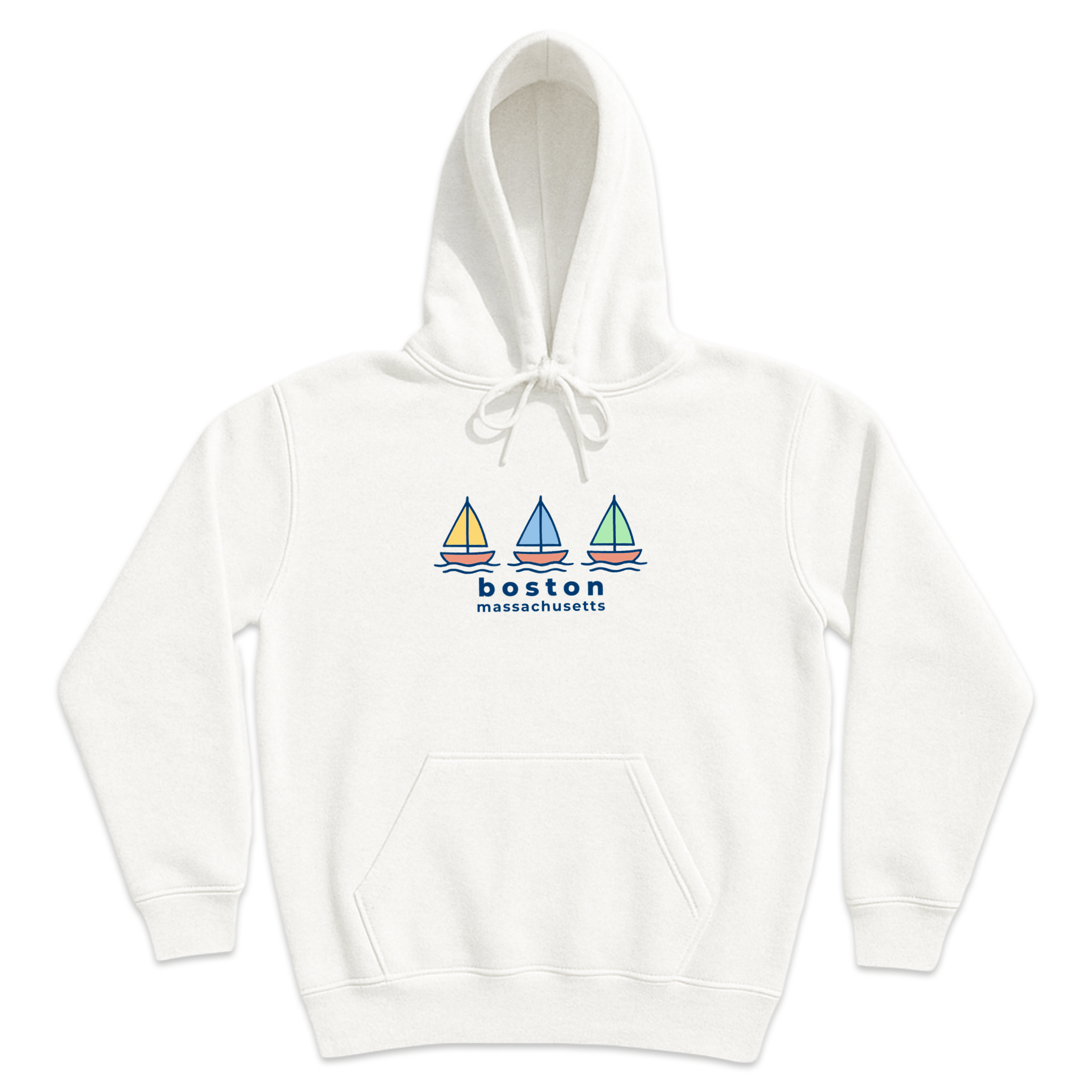 Cape Cod Clothing Company Boston Summer Sails Soft Fleece Hoodie