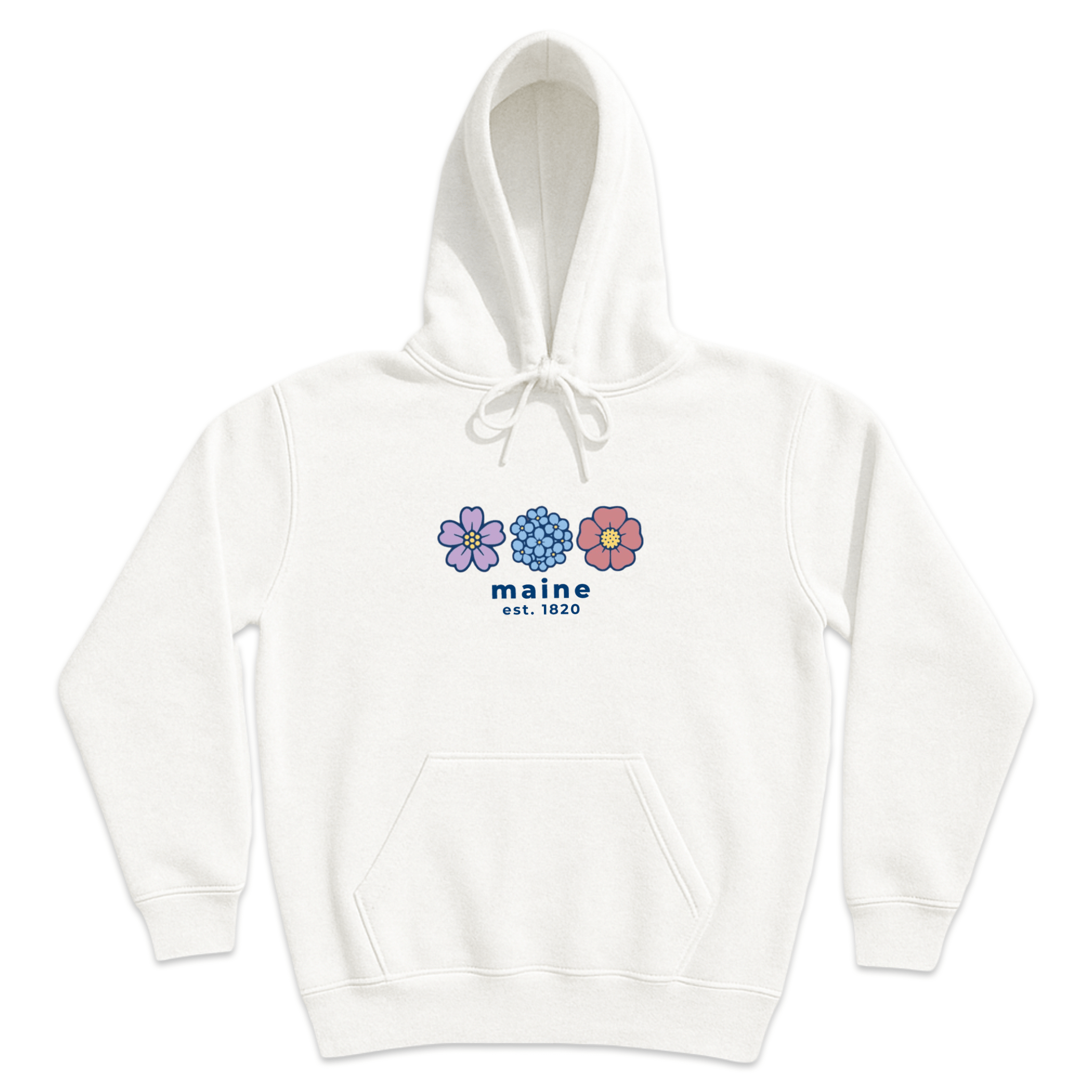 Cape Cod Clothing Company Maine Summer Bloom Soft Fleece Hoodie