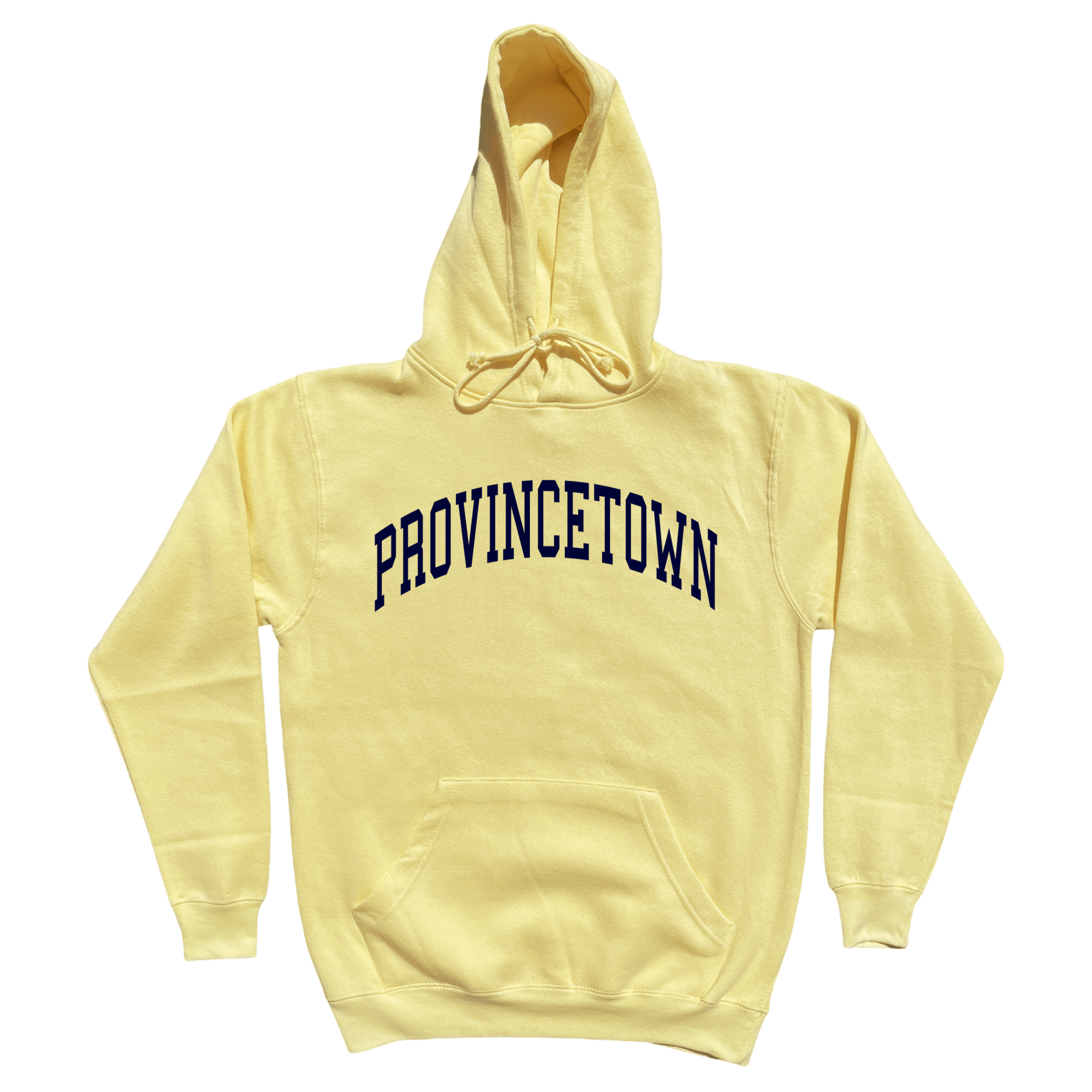 Provincetown Soft Fleece Hoodie, yellow