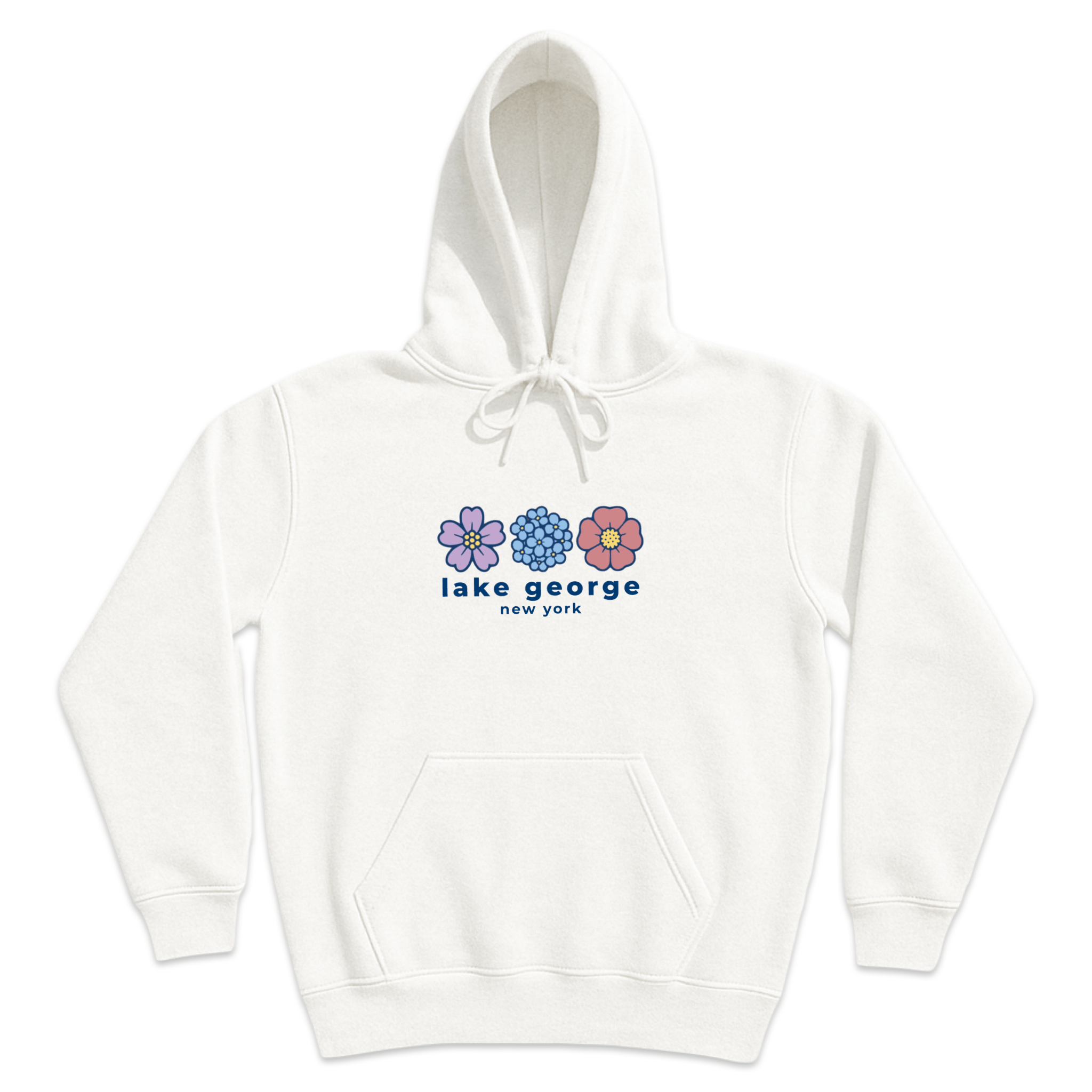 Cape Cod Clothing Company Lake George Summer Bloom Soft Fleece Hoodie