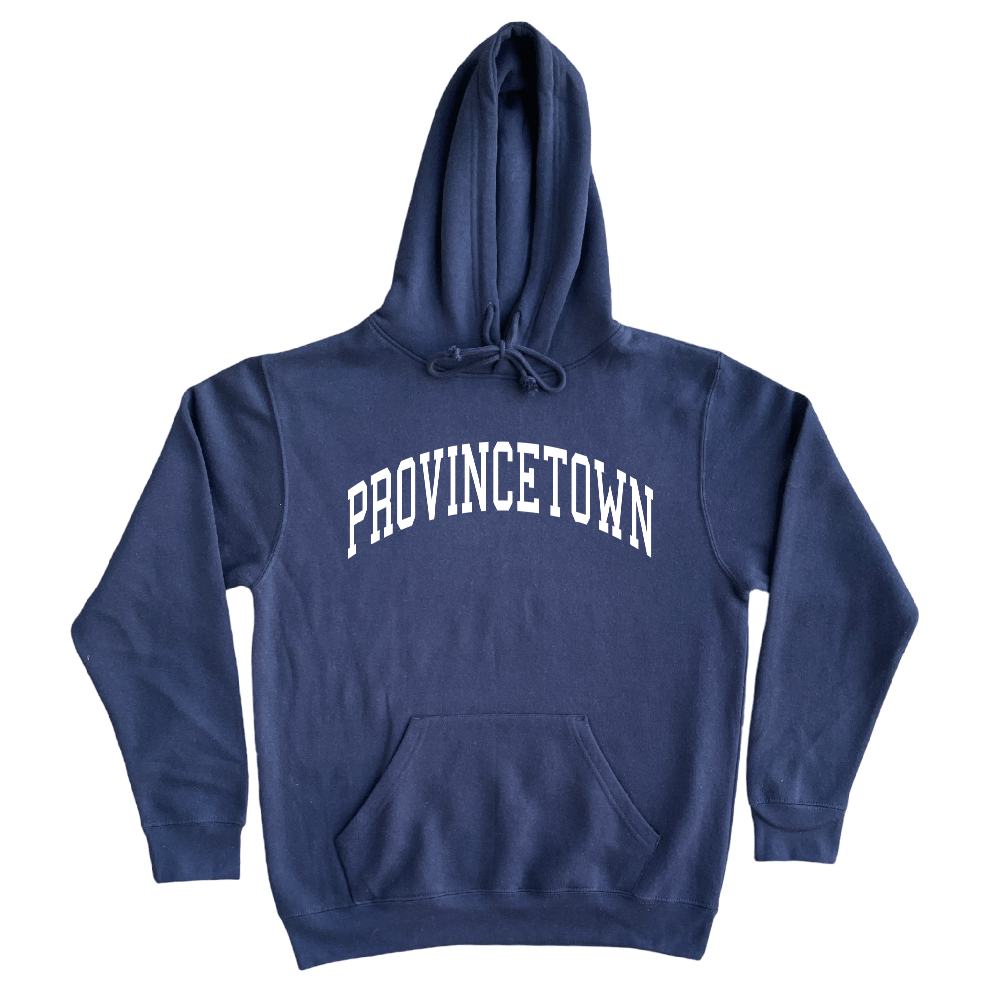 Provincetown Soft Fleece Hoodie, navy