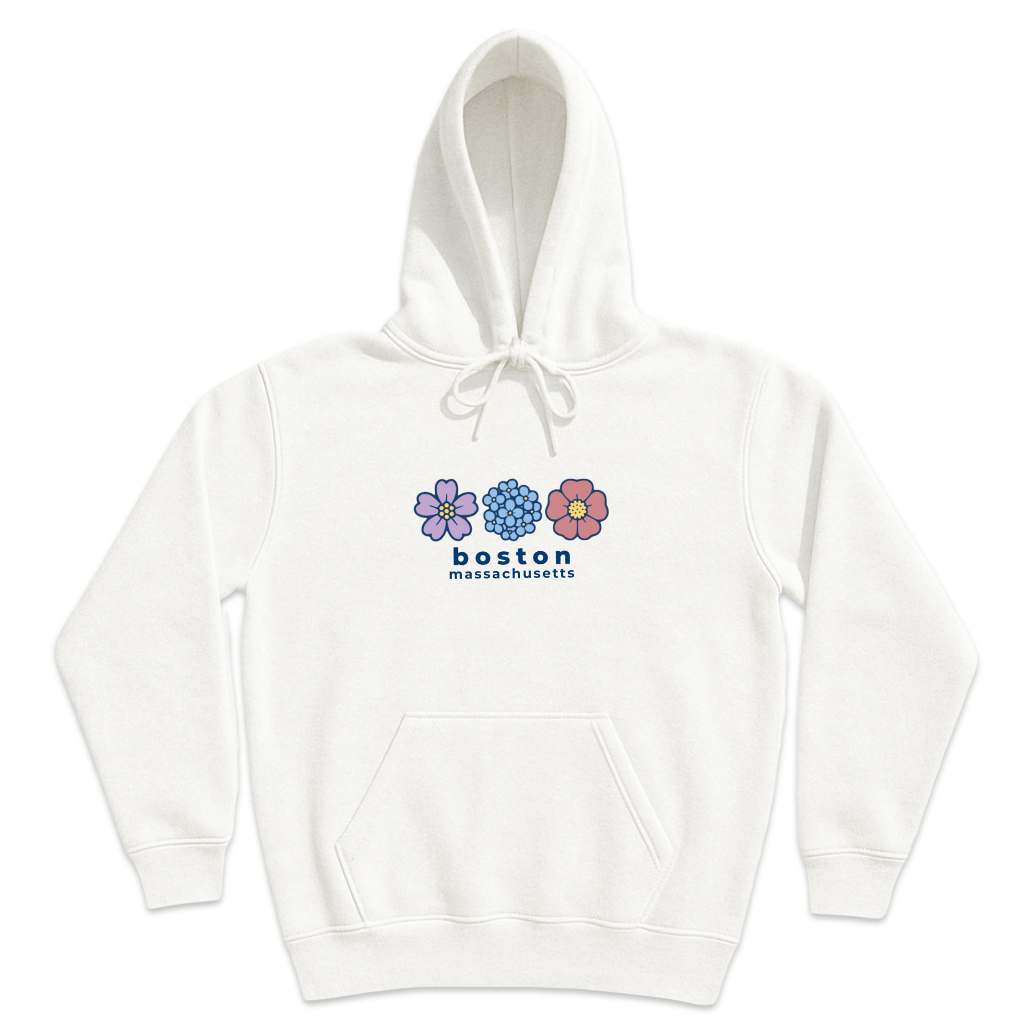 Cape Cod Clothing Company Boston Summer Bloom Soft Fleece Hoodie