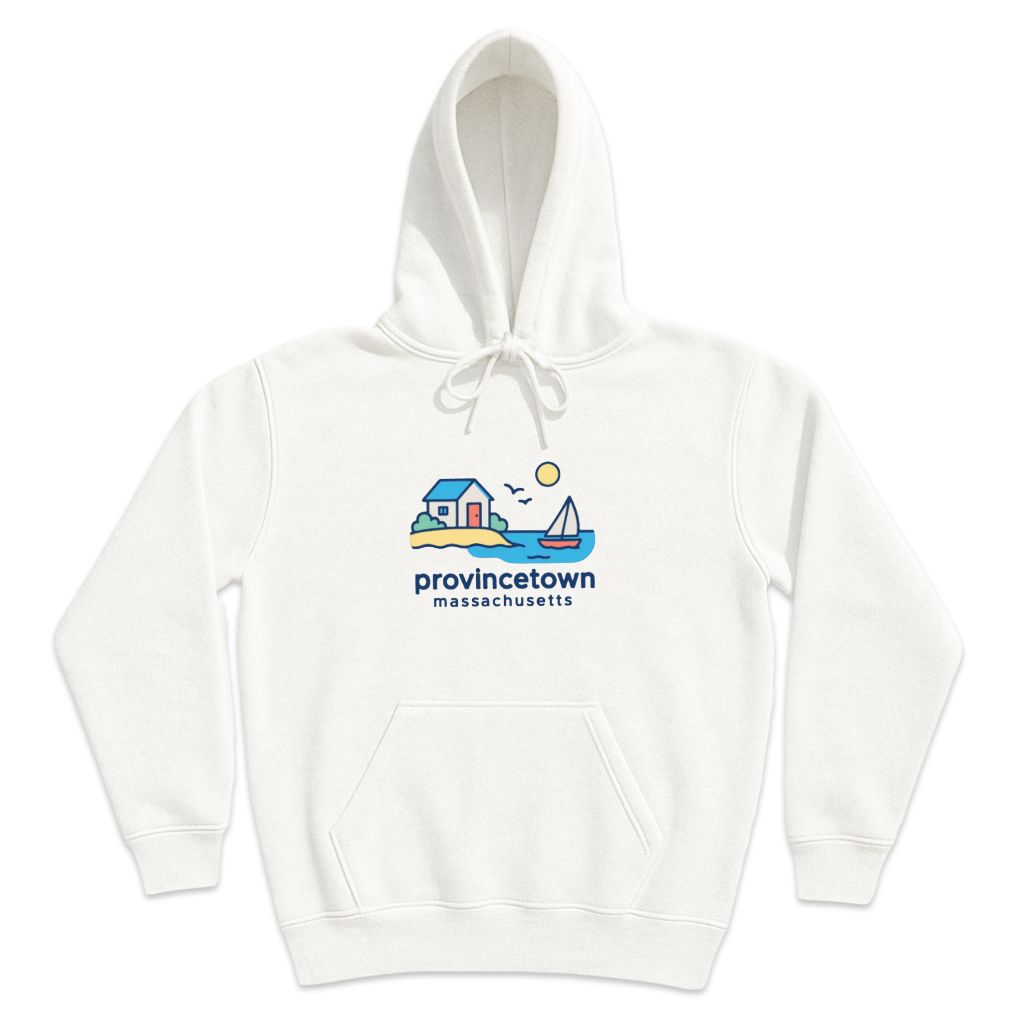 Provincetown Beach House Soft Fleece Hoodie