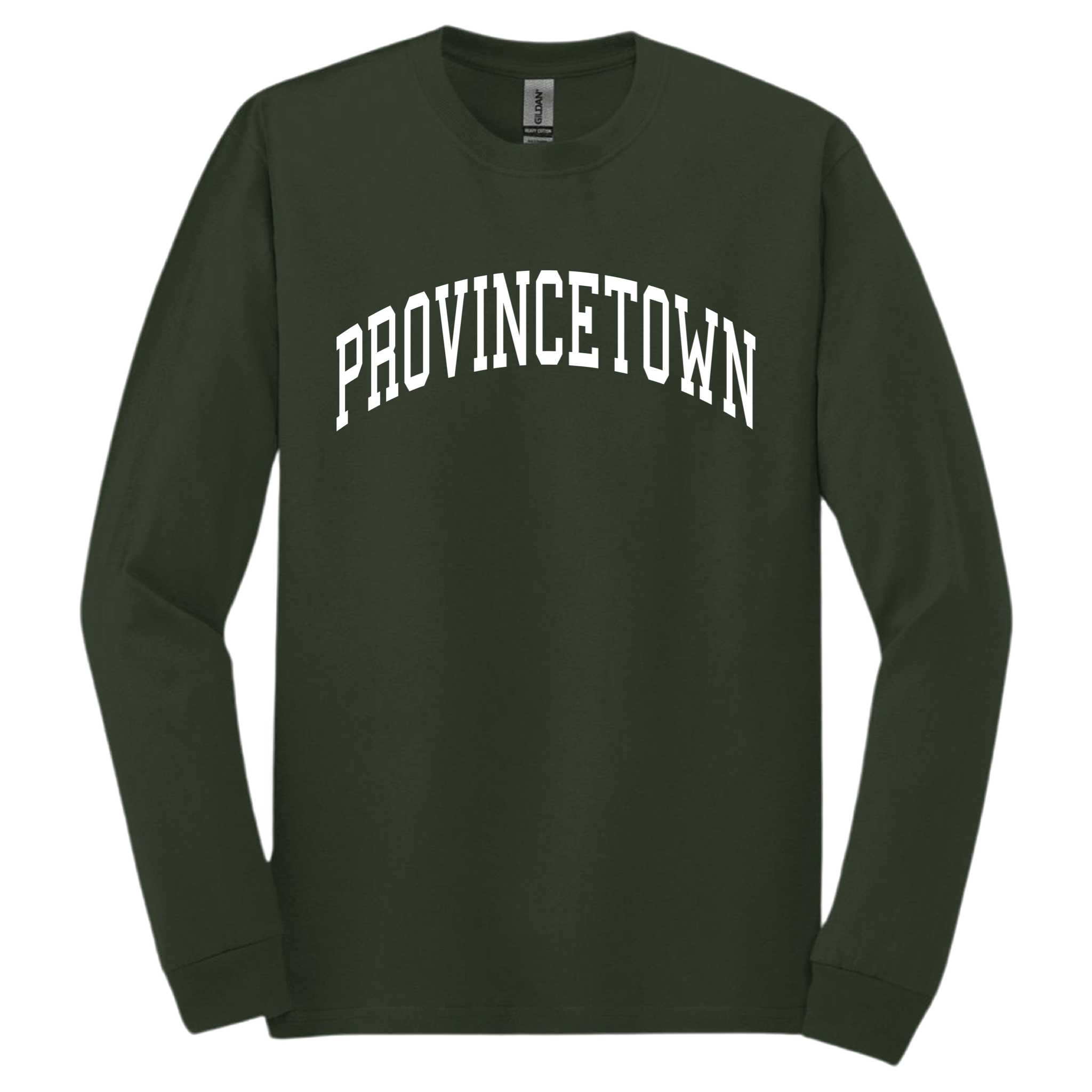 Provincetown Long Sleeve T-Shirt, forest green