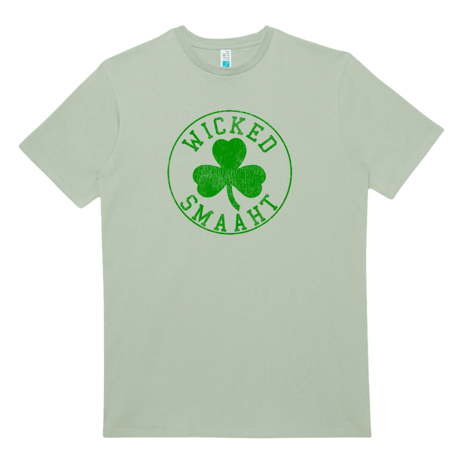 Cape Cod Clothing Company Wicked Smaaht Legacy Shamrock Heavy Cotton T-Shirt