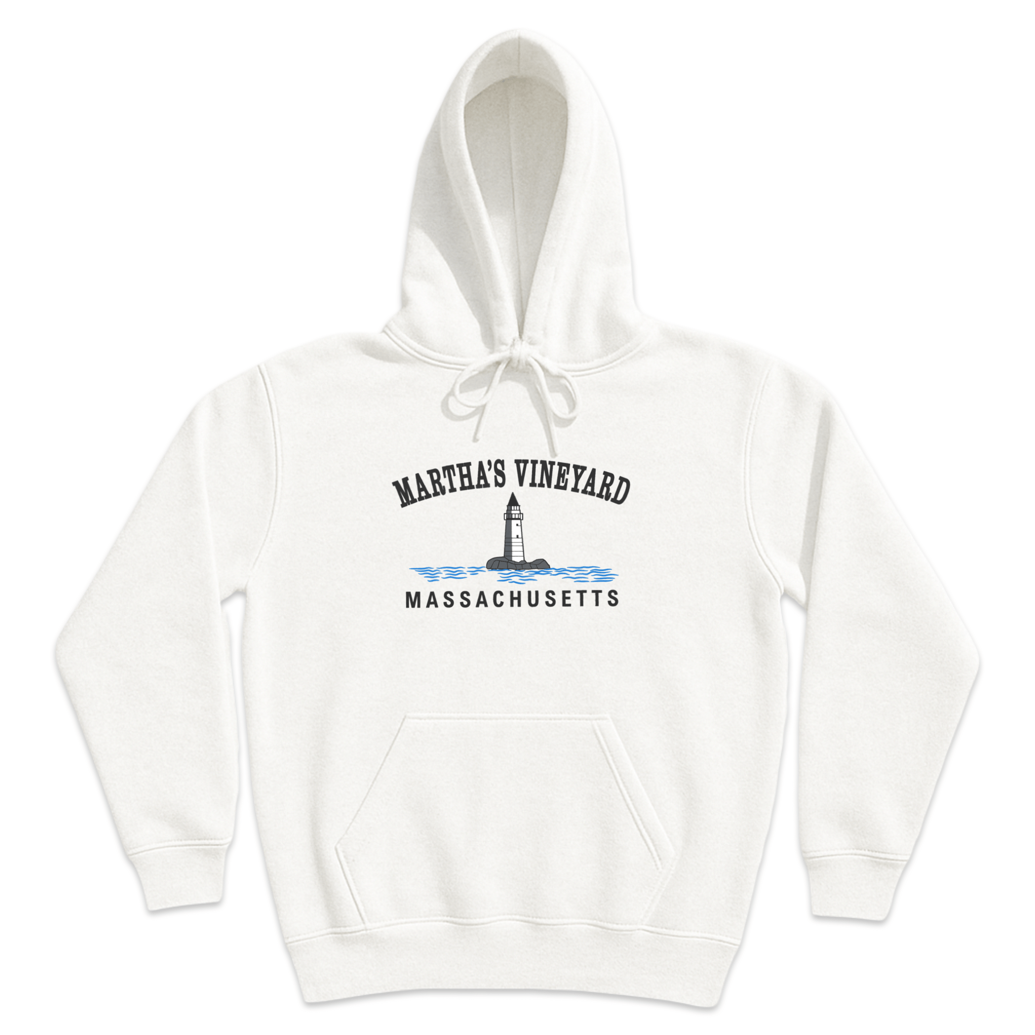 Cape Cod Clothing Company Martha's Vineyard Big Lighthouse Soft Fleece Hoodie