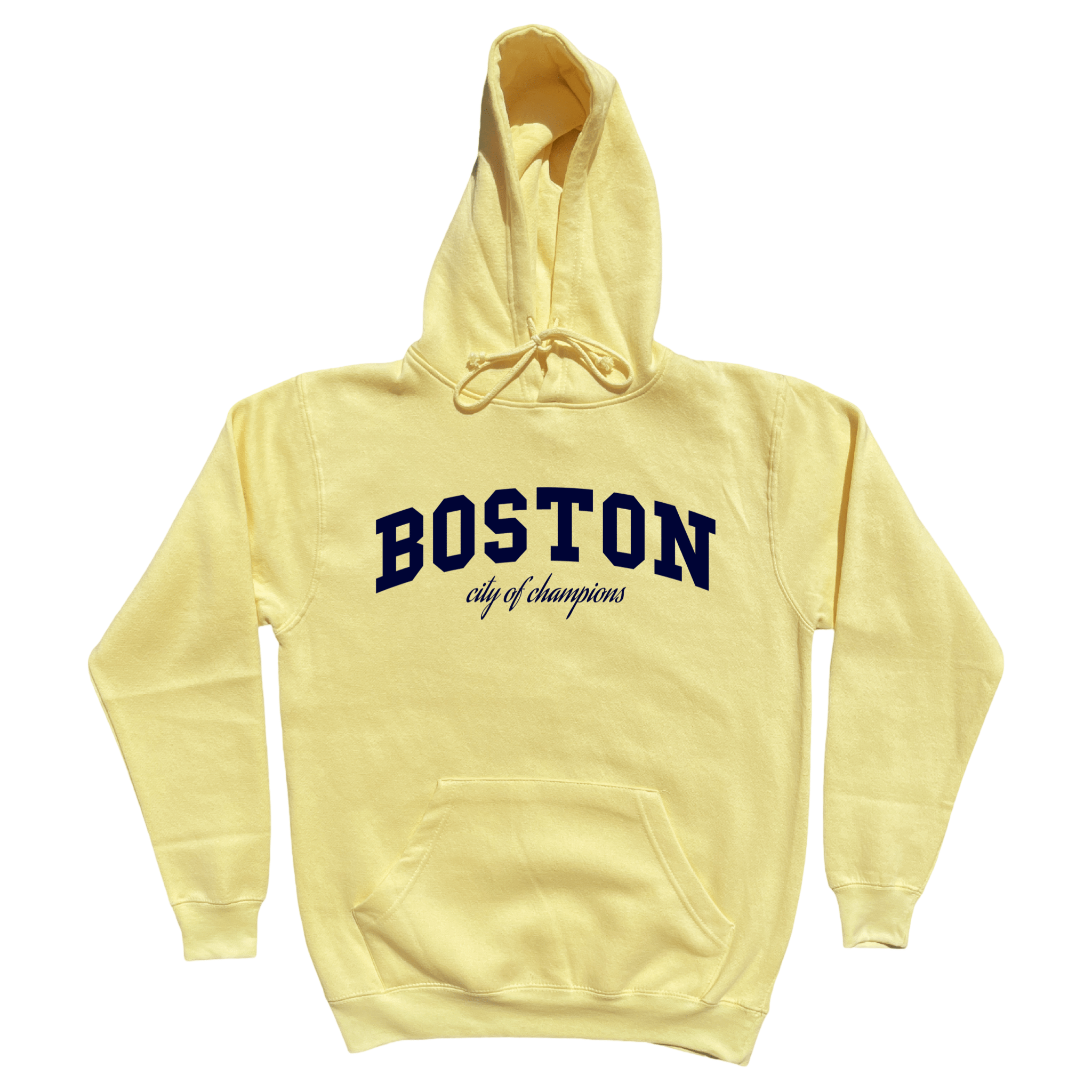 Boston Champs Soft Fleece Hoodie, yellow