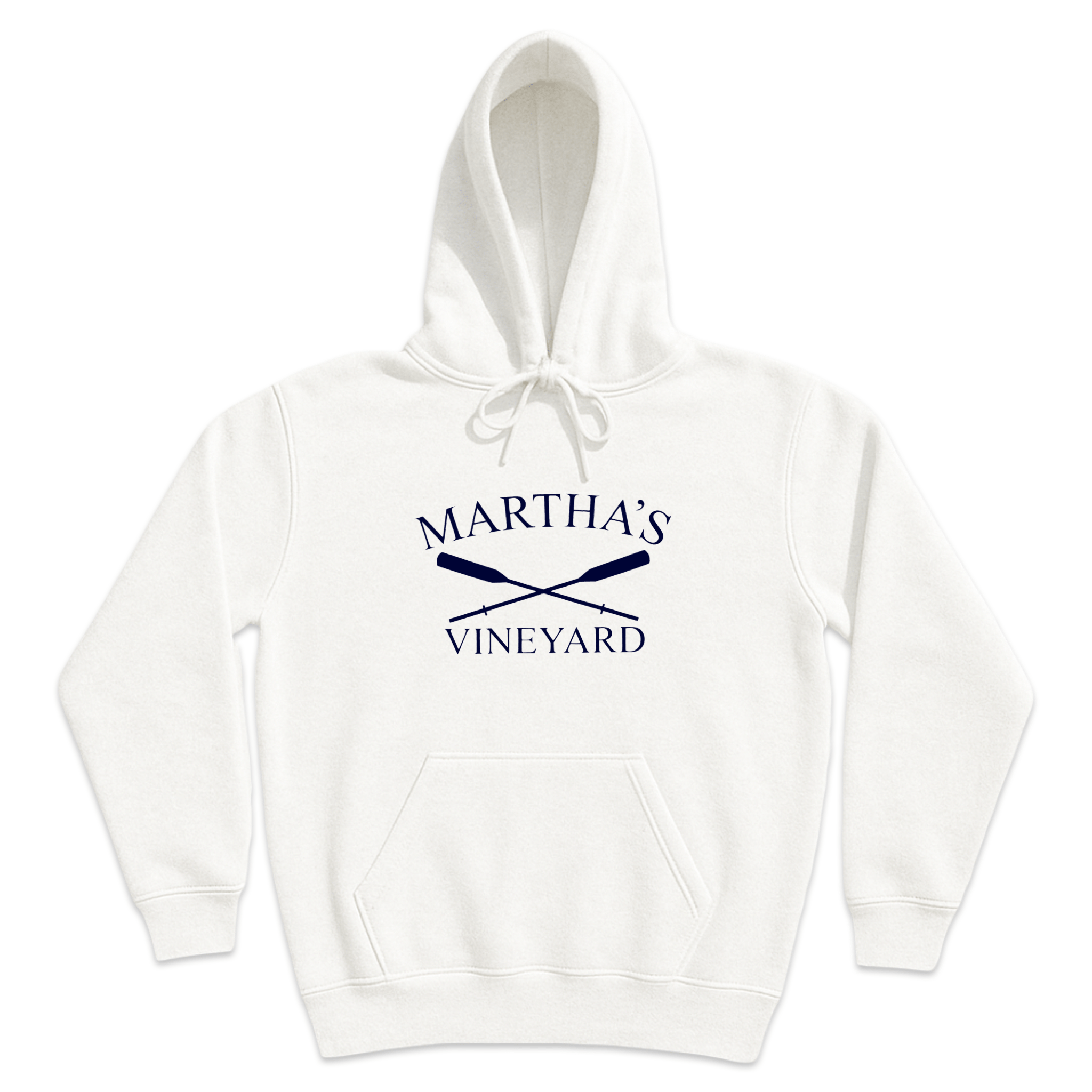 Cape Cod Clothing Company Martha's Vineyard Crossed Oar Soft Fleece Hoodie